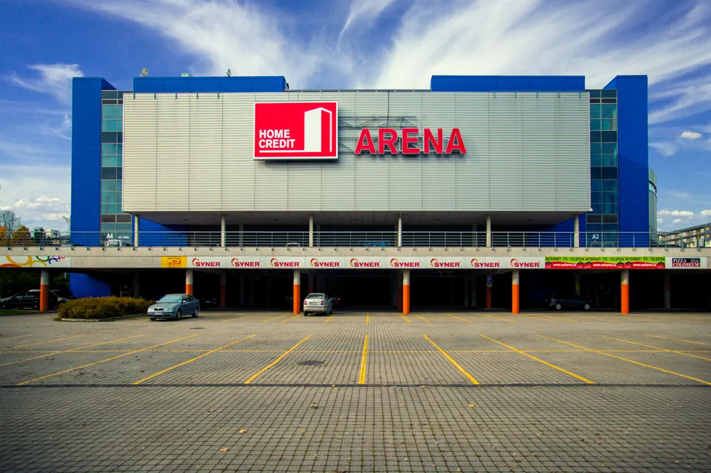 Photo showing: Home Credit Arena winter stadium, Liberec, Czechia