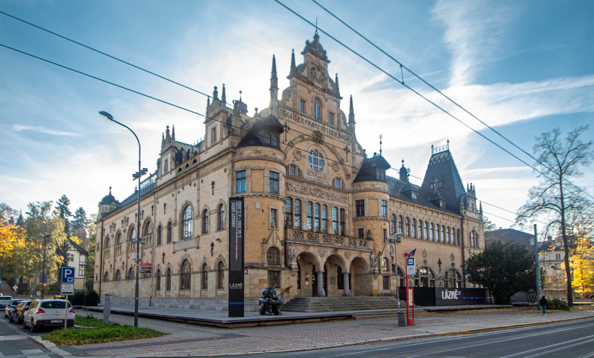 Photo showing: Liberec, lázně císaře Františka Josefa I.