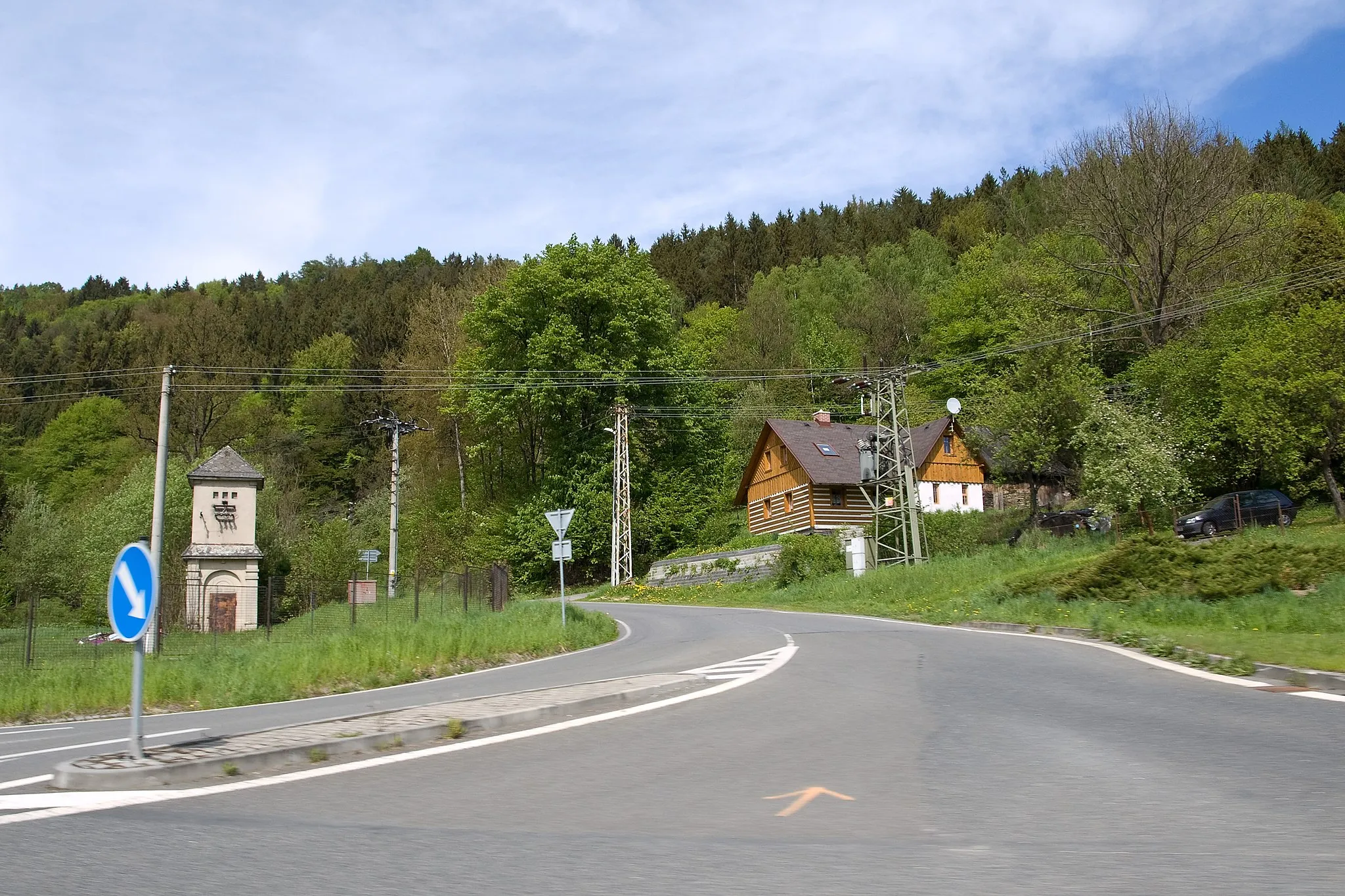 Photo showing: Czech village Splzov (administrative part of town Železný Brod