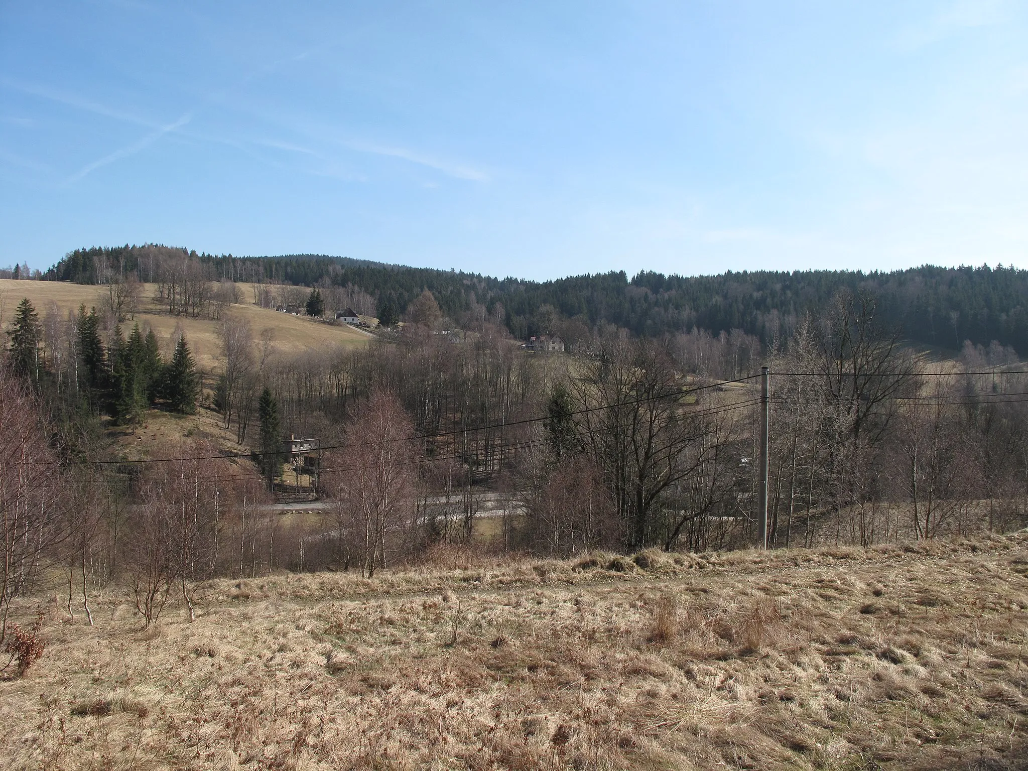 Photo showing: Countryin Loučná nad Nisou. Jablonec nad Nisou District, Czech Republic.