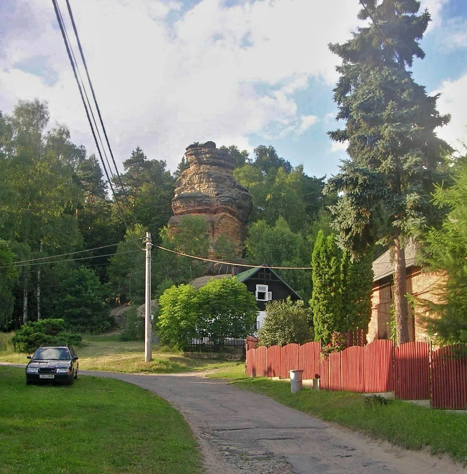 Photo showing: Vranov, vesnice tvořící místní část města Mimoň