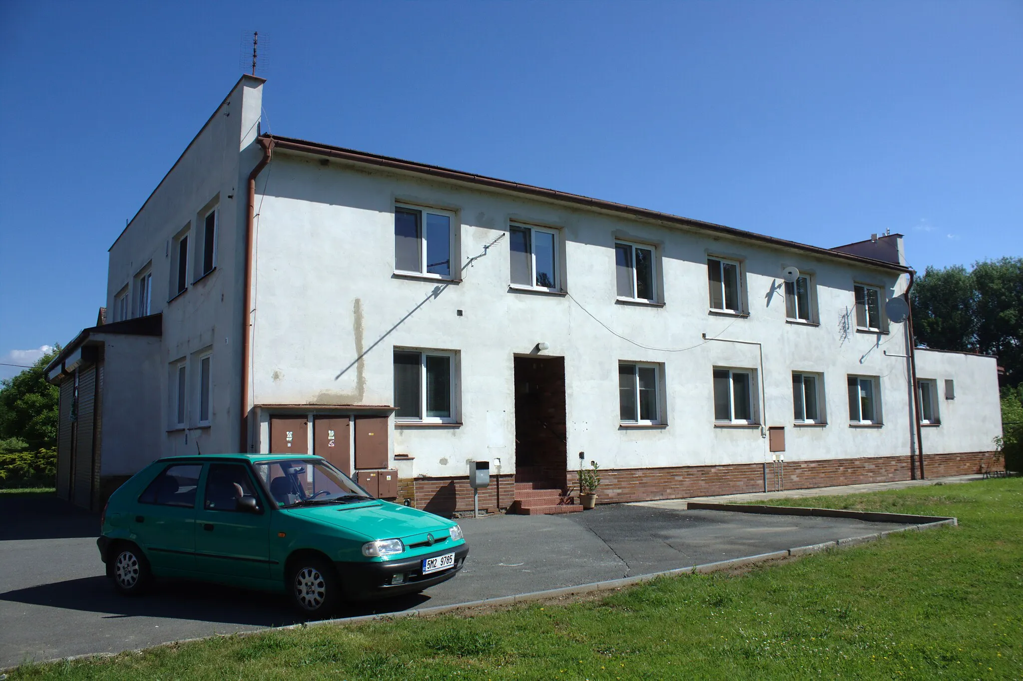 Photo showing: A fire station in Lukavice, Olomouc Region, CZ