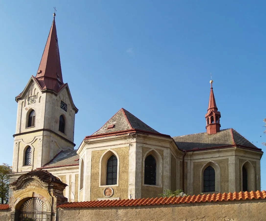 Photo showing: Church of St. Andrew, Stary Kolin, Czech Republic