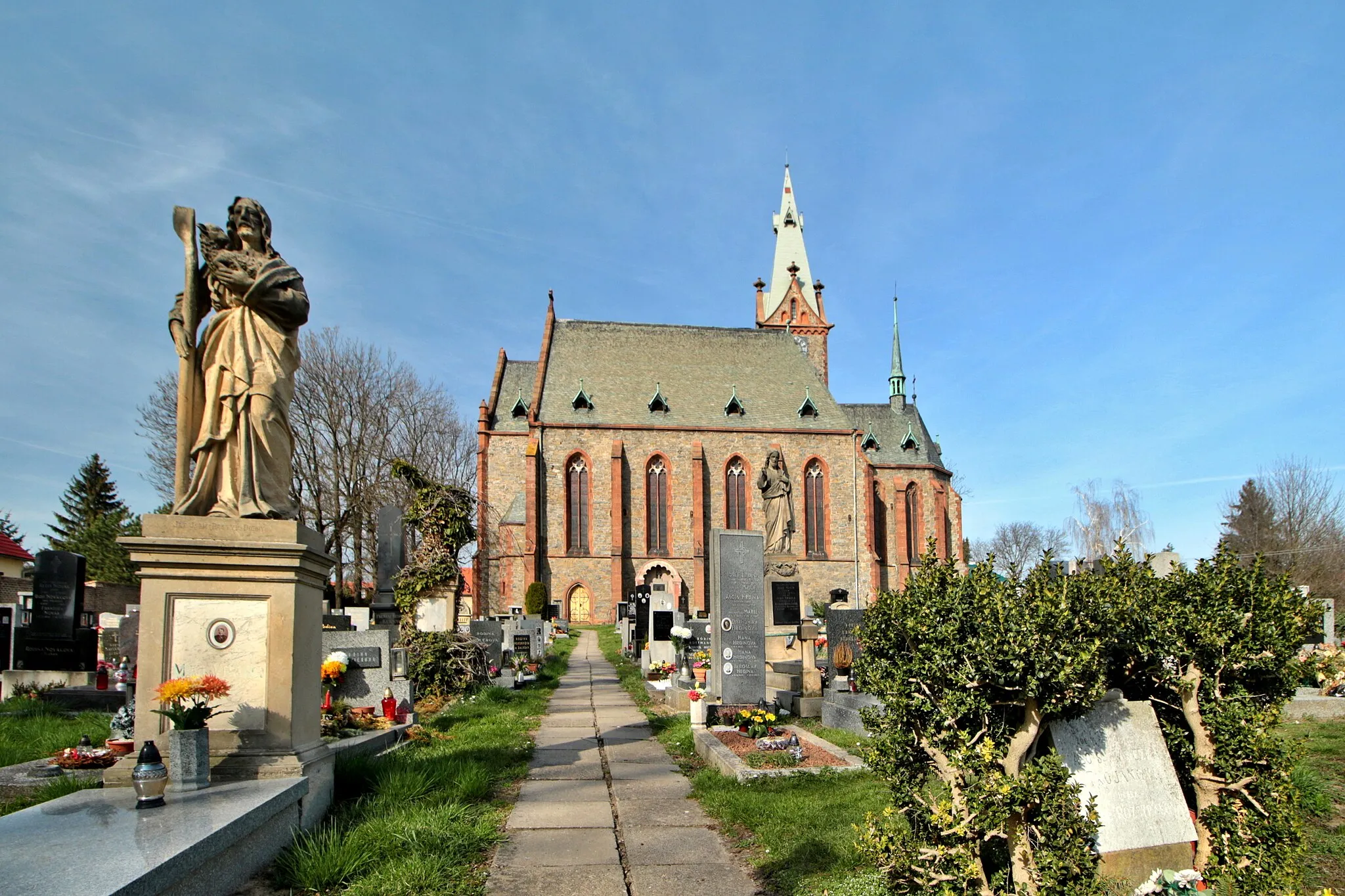 Photo showing: Plaňany kostel Narození sv. Jana Křtitele