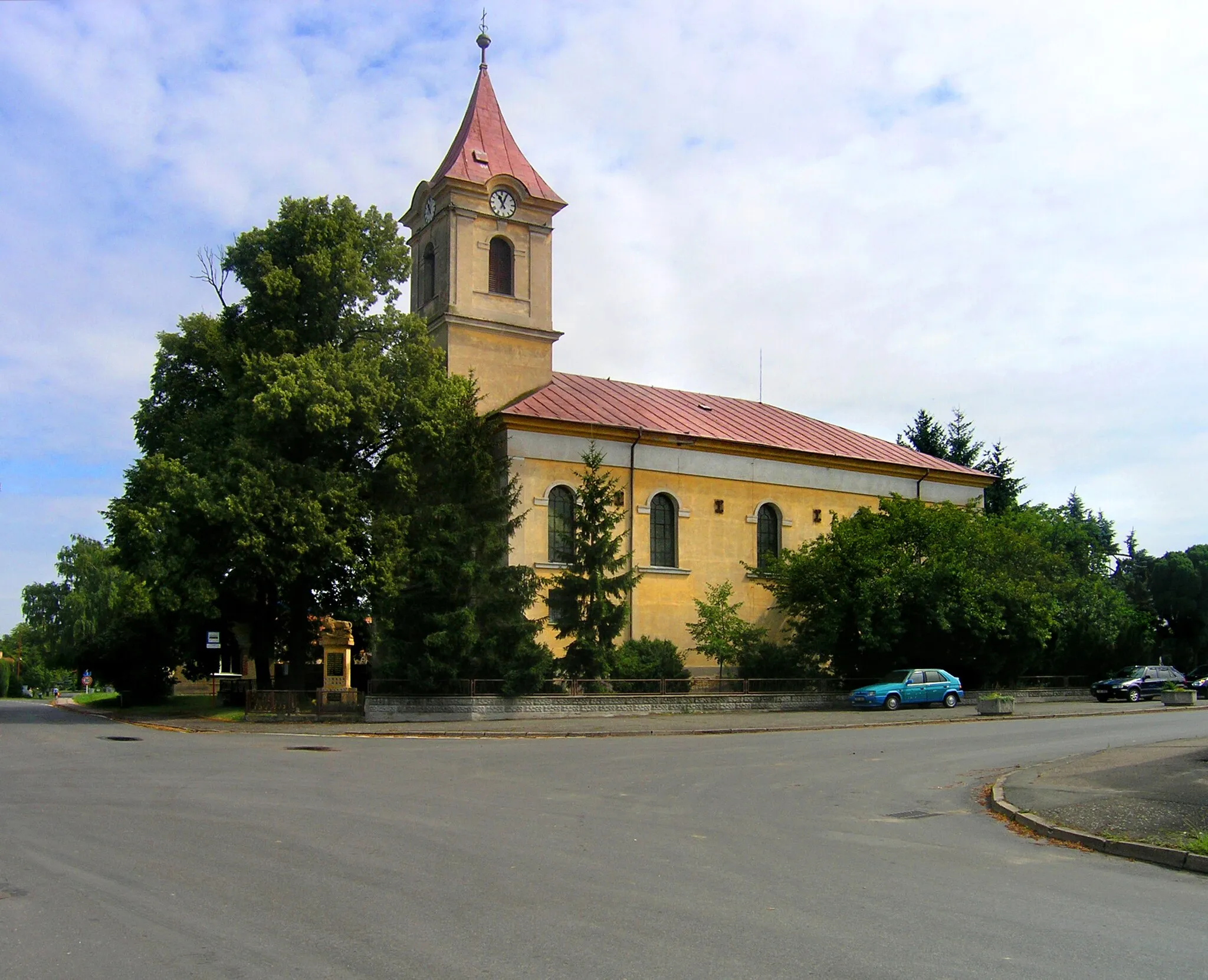 Photo showing: Church in Ohaře, Czech Republic