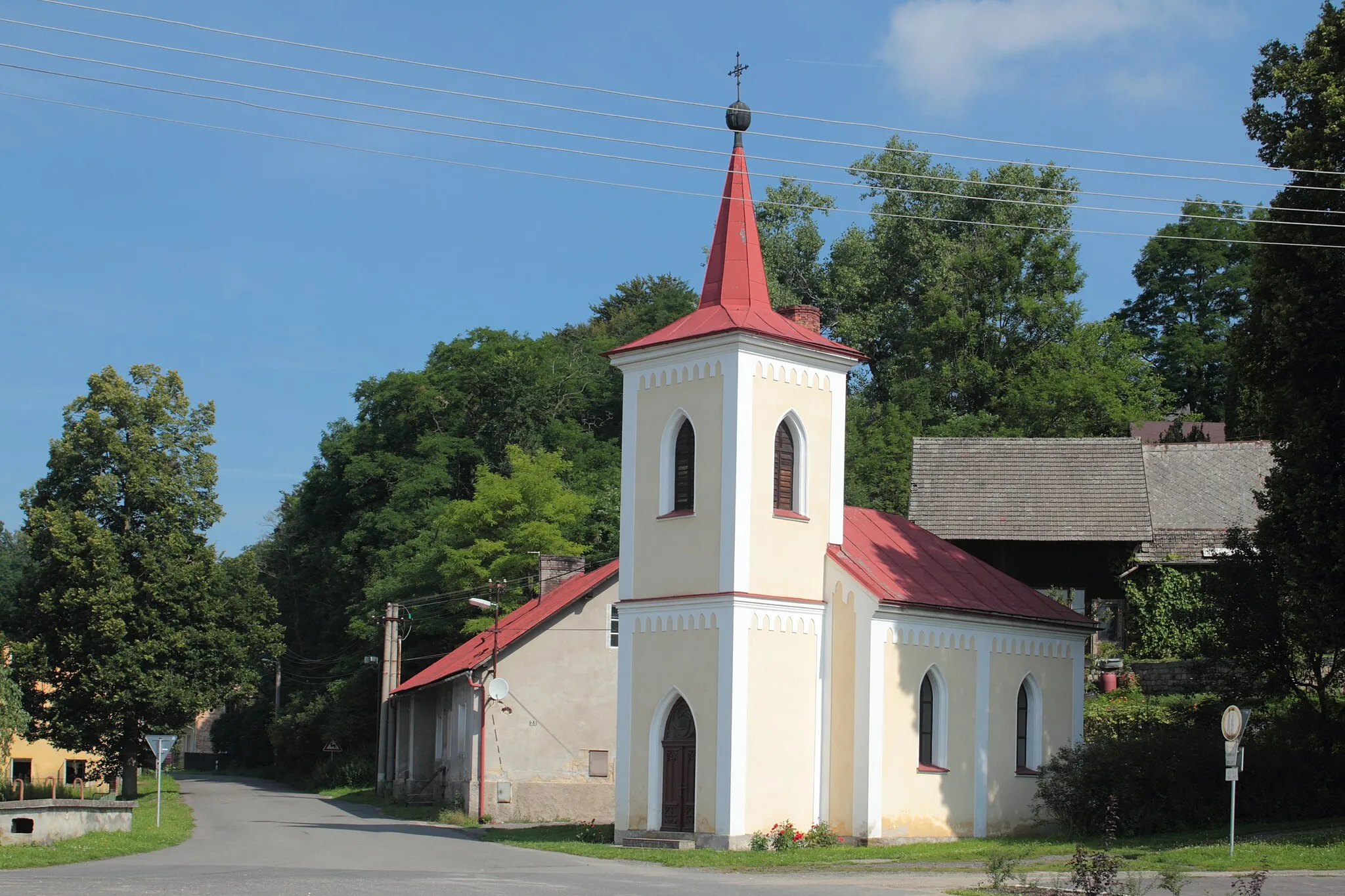 Photo showing: Kaple Sedmi bratří Machabejských v Korytech, okres Mladá Boleslav