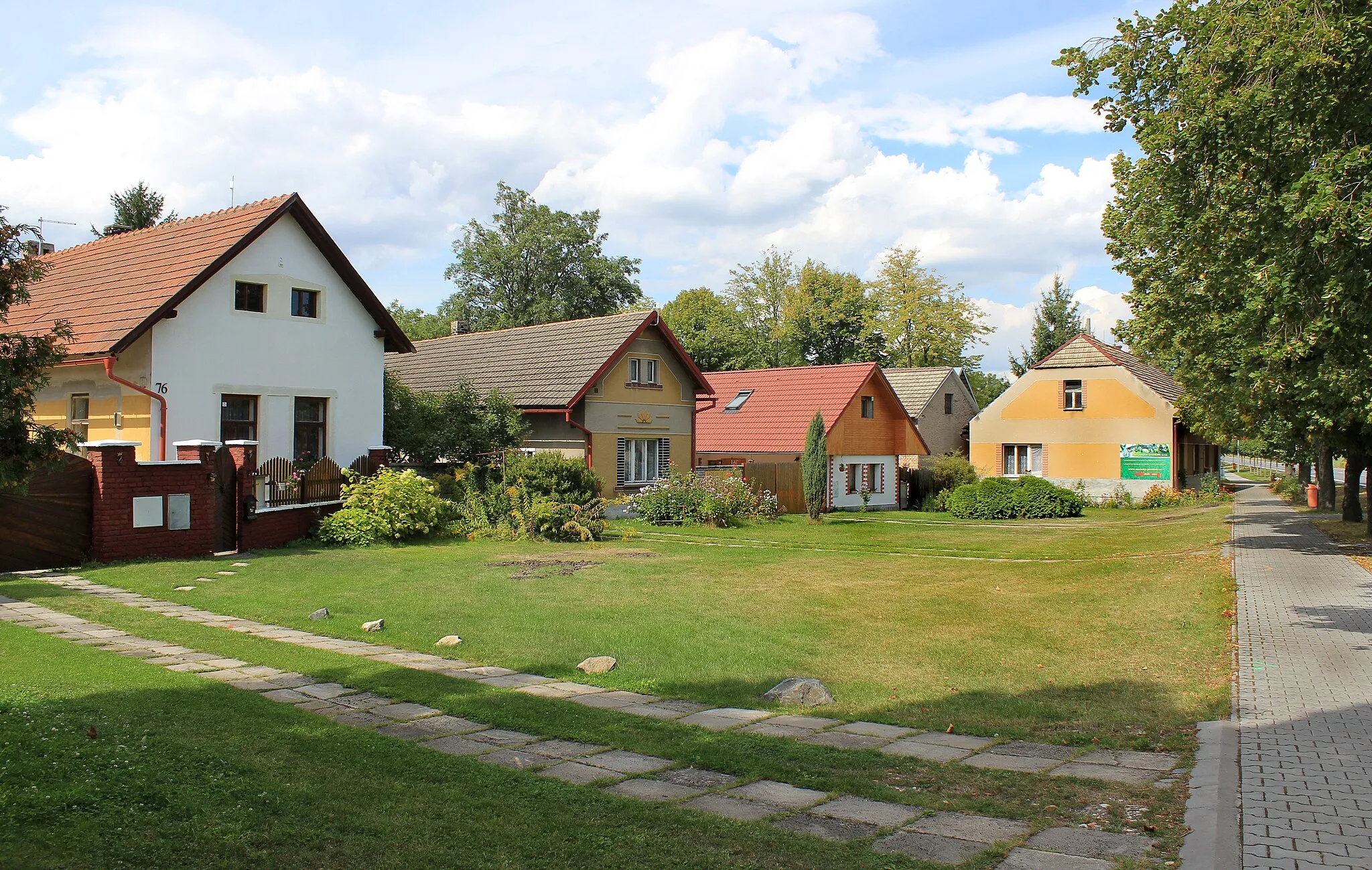 Photo showing: West part of Senice, Czech Republic.
