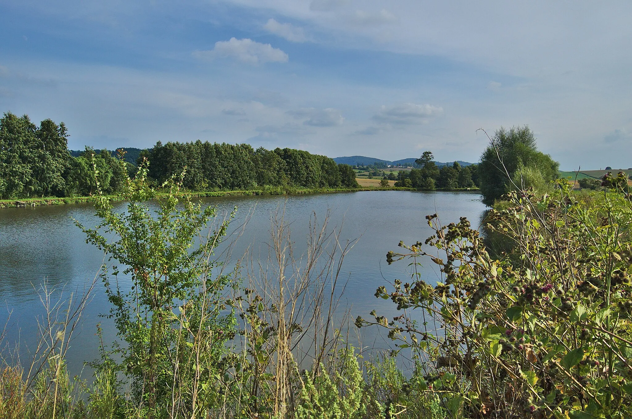 Photo showing: Rybník u Sudického dvora, Sudice, okres Blansko