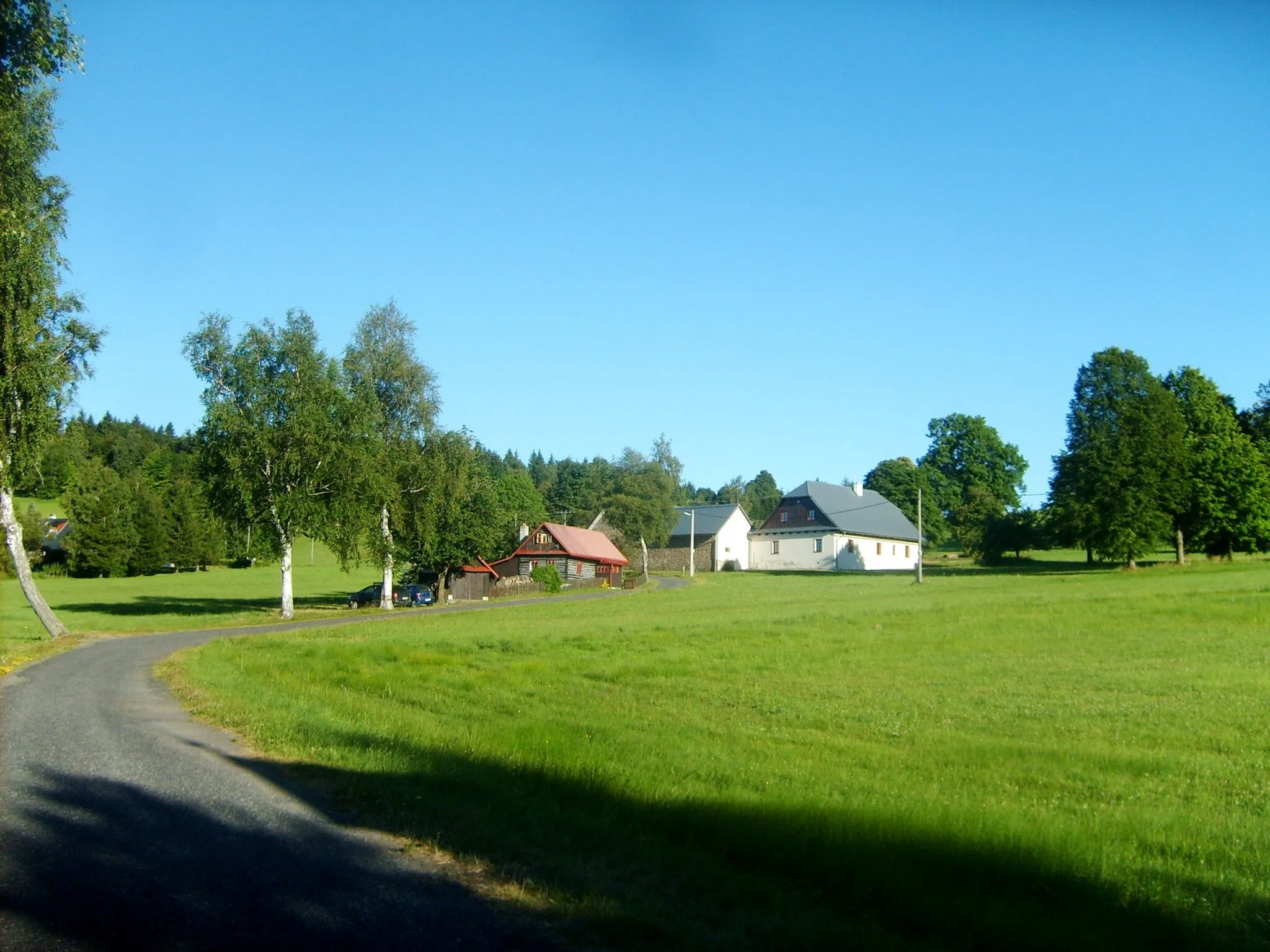 Photo showing: Podhorská osada Samotín na Českomoravské vrchovině, okr. Žďár n. Sázavou.