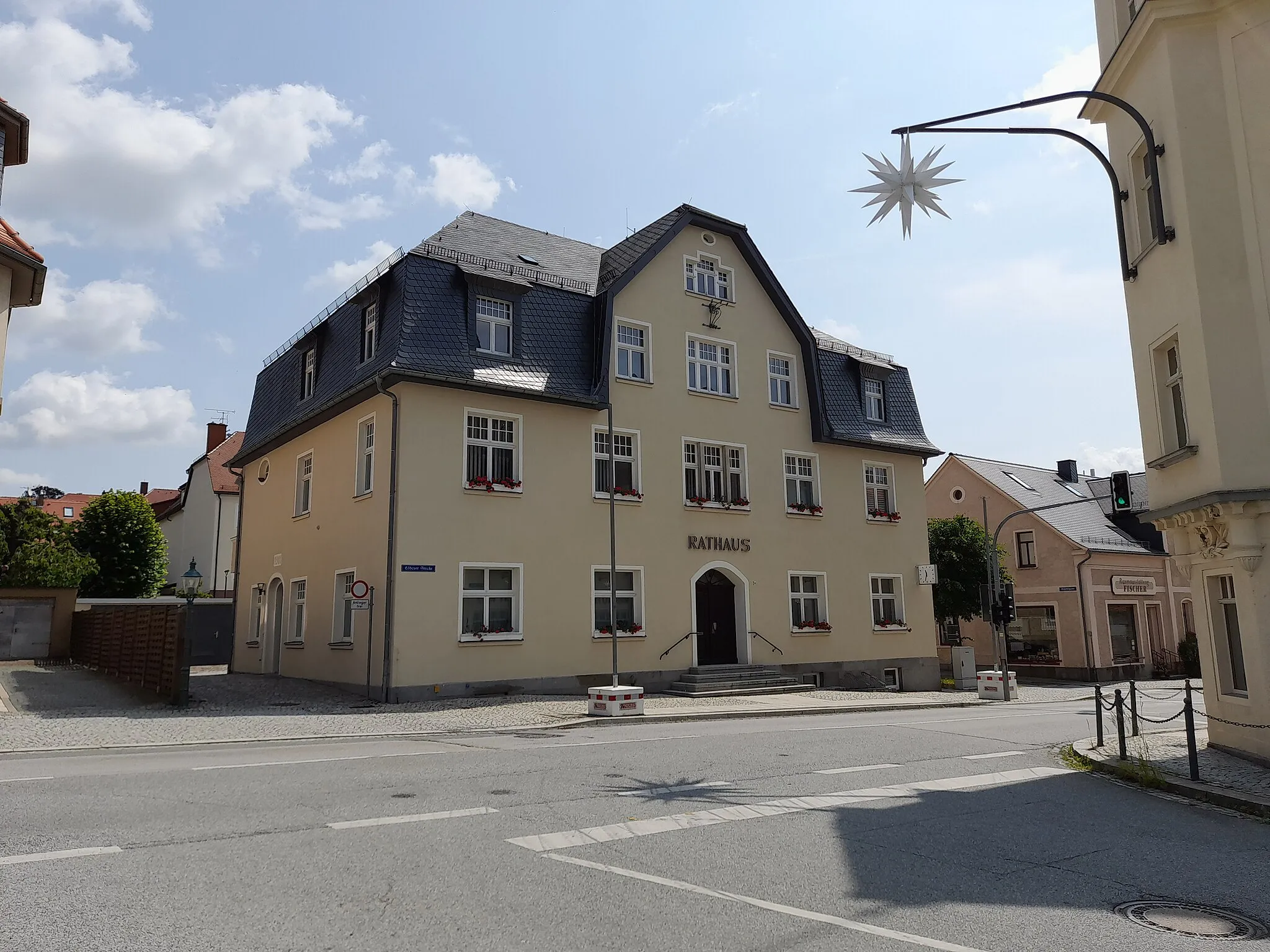 Photo showing: Rathaus Herrnhut