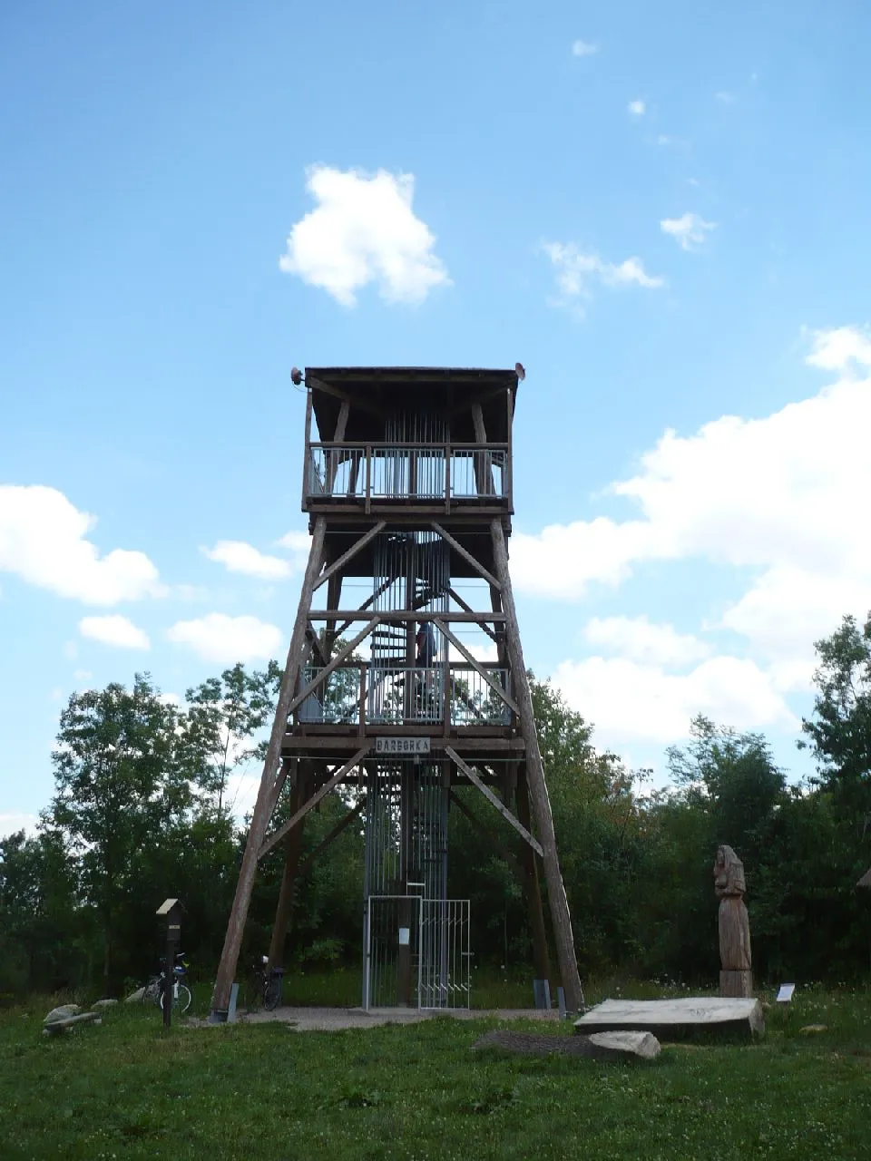 Photo showing: Barborka observation tower - view from east