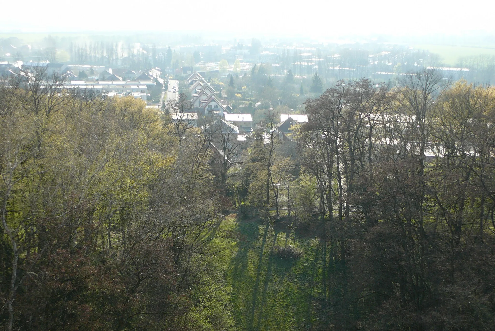 Photo showing: Jičín from the tower at Čeřovce,(Jičín z rozhledny na Čeřovce)