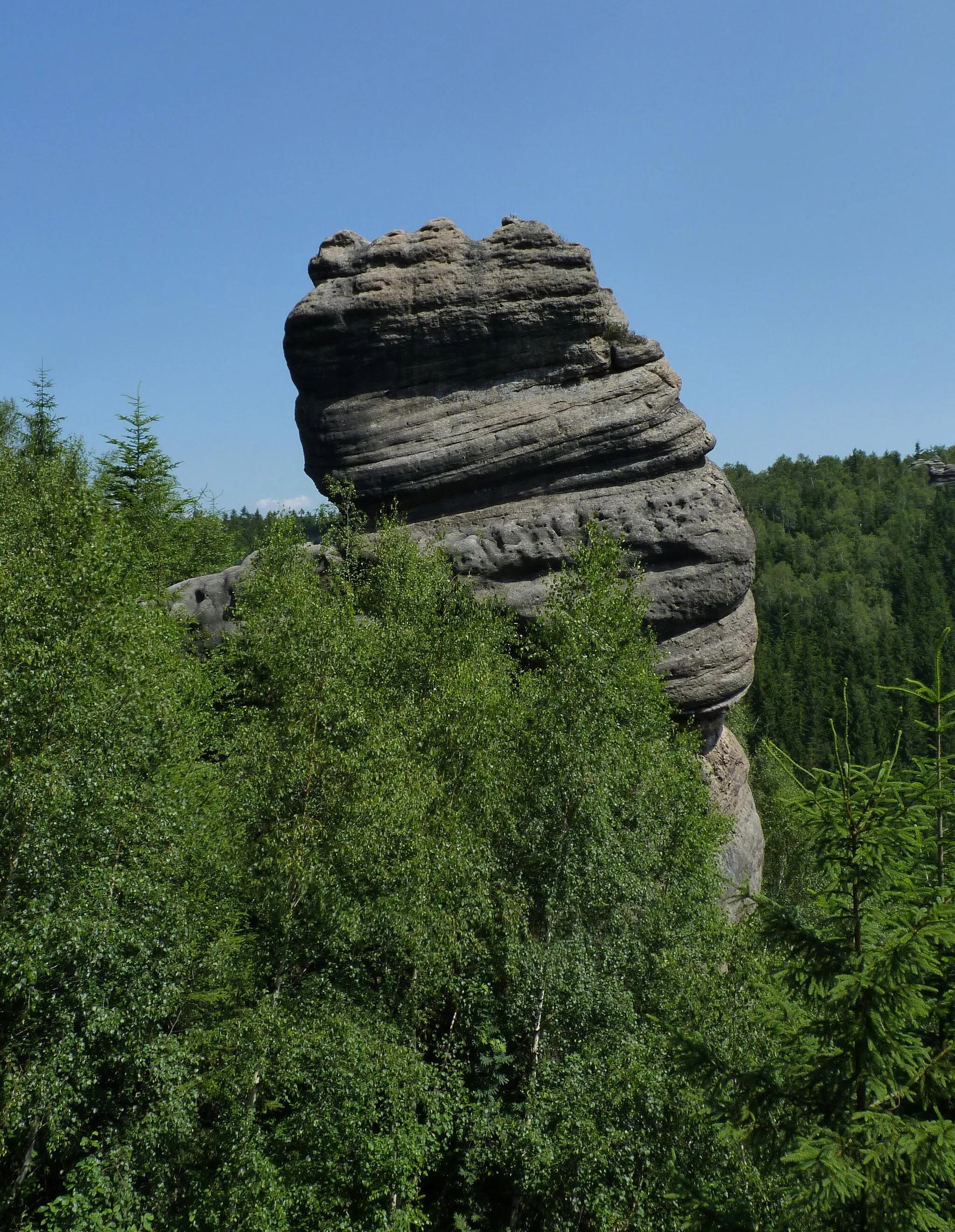 Photo showing: Protected landscape Broumovsko, Czech Republic