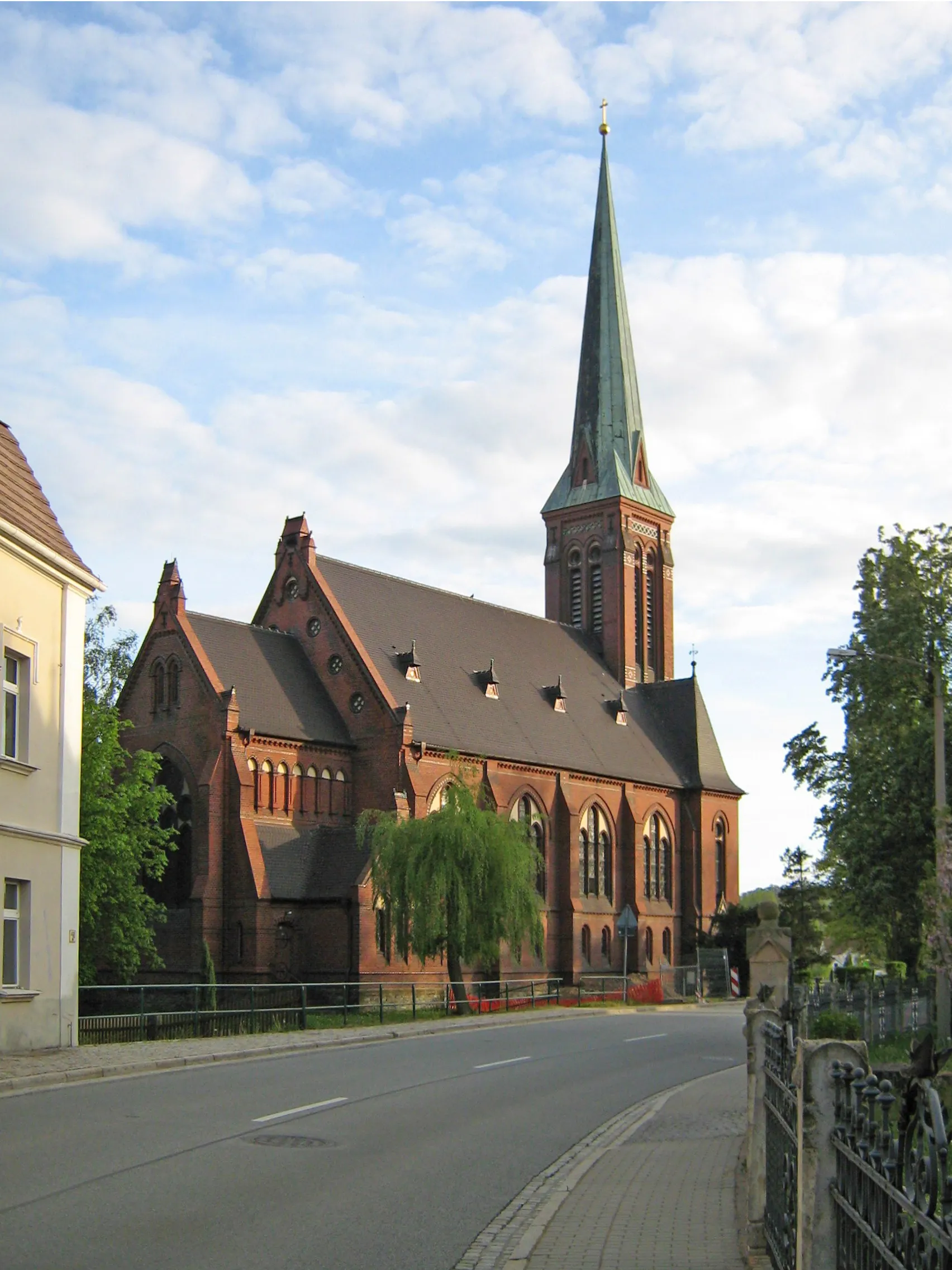 Photo showing: The church in Ostritz.