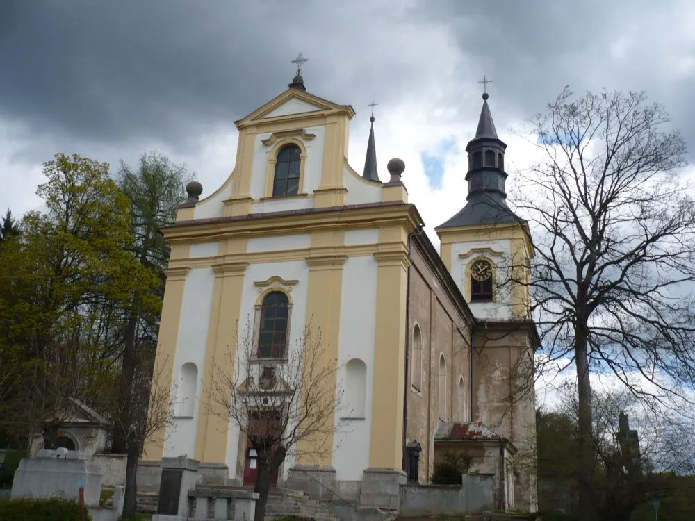 Photo showing: St Wenceslas church in Rychnov u Jablonce nad Nisou, Jablonec nad nisou District, Czech Republic.
