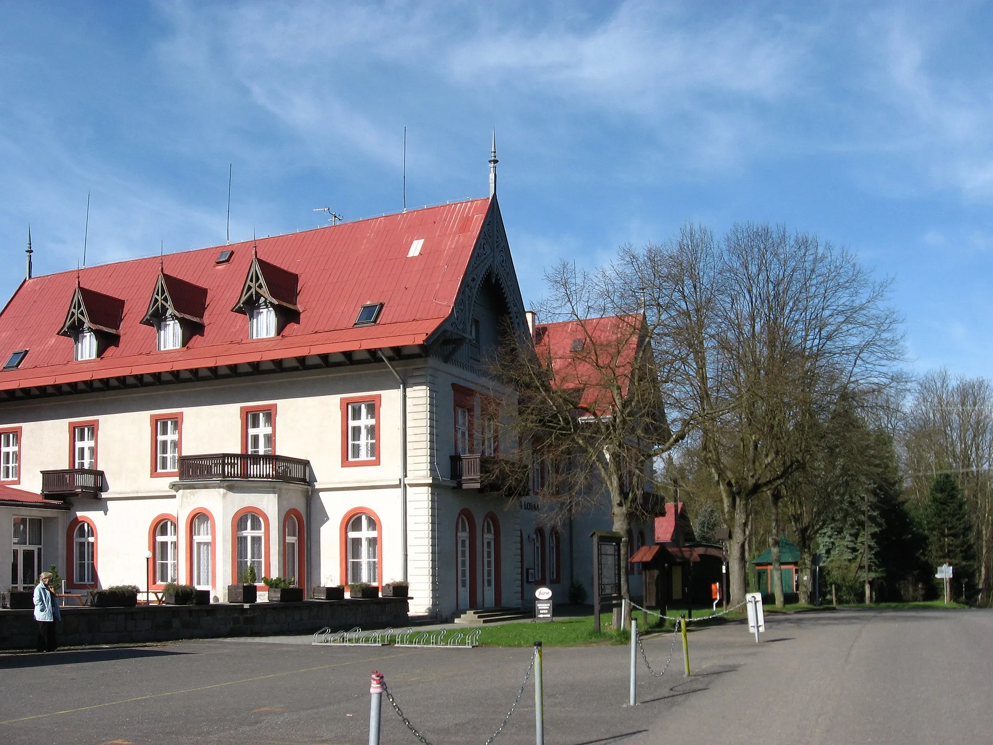 Photo showing: Hřensko, Mezná čp. 71, Mezní Louka, hotel.