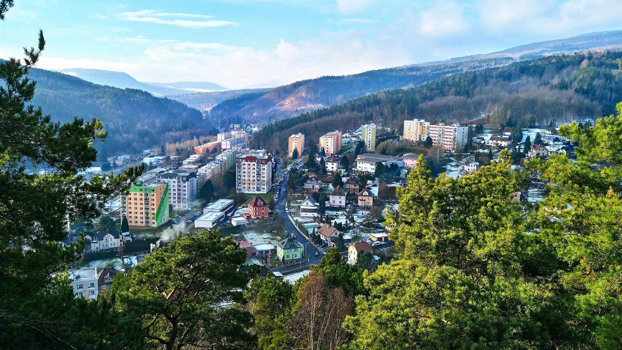 Photo showing: Děčín.