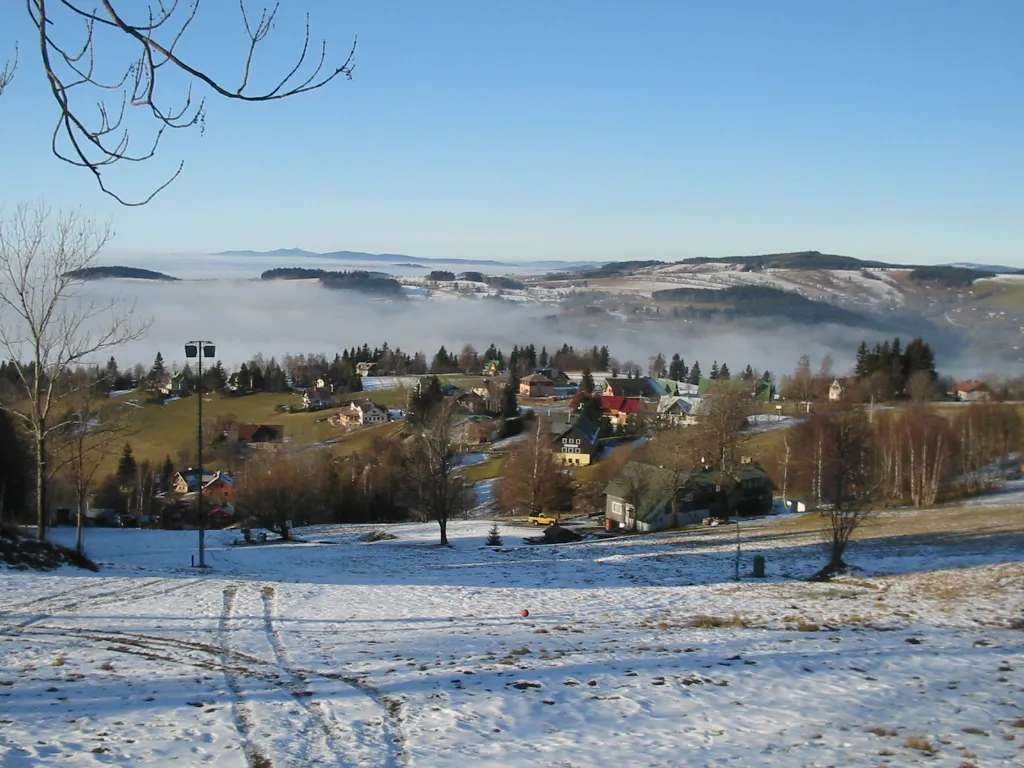 Photo showing: Panorama of Benecko (Czech republic)