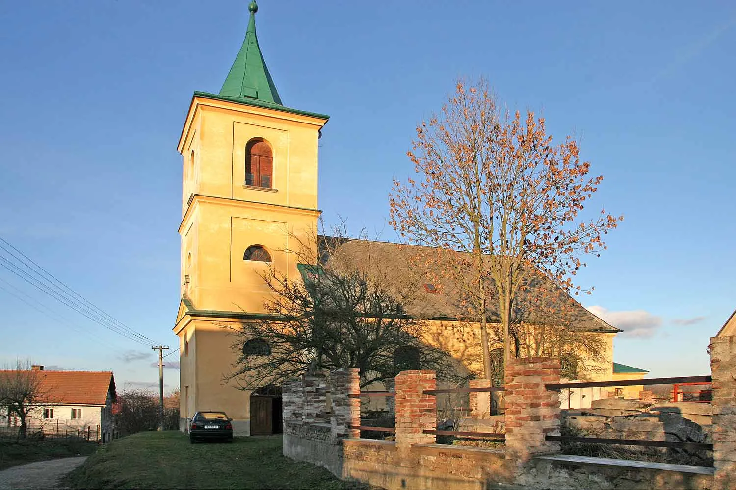 Photo showing: Kostel Svatého Bartoloměje v Boharyni