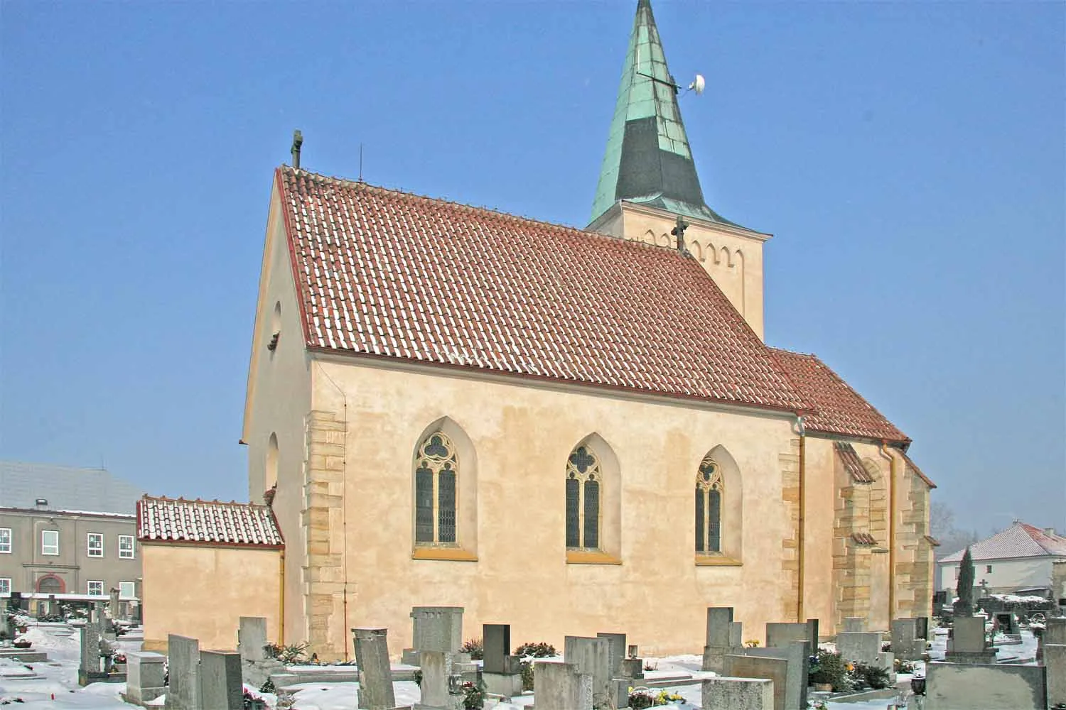 Photo showing: Kostel Zvěstování Panny Marie v Živanicích
