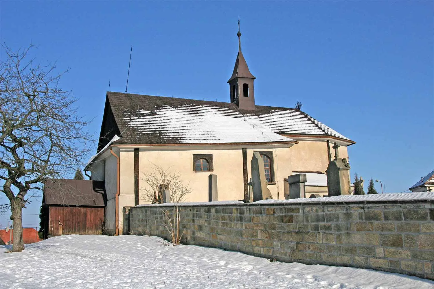Photo showing: Kostel Svatého Václava v Měníku