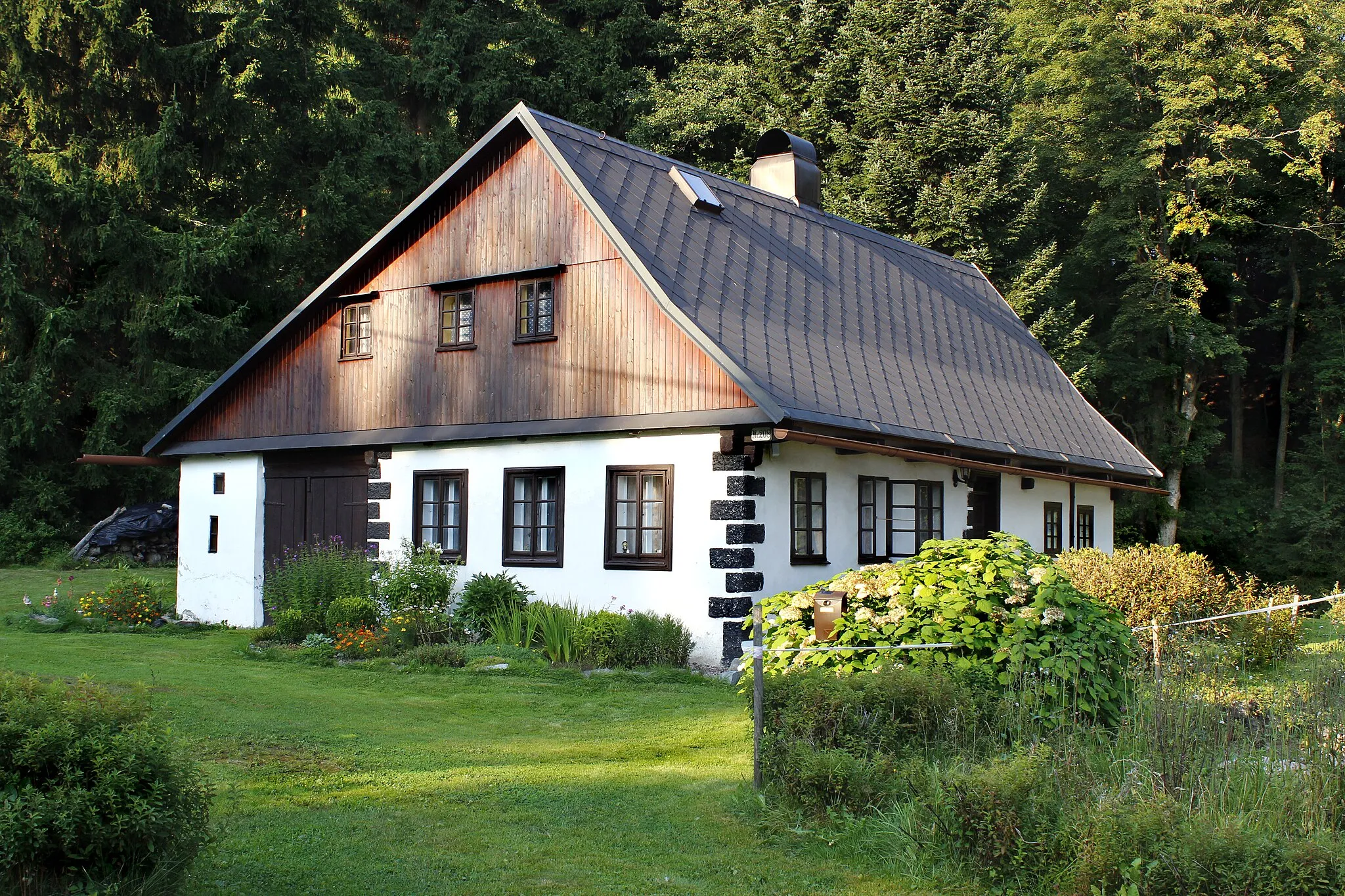 Photo showing: Middle part of Říčky v Orlických horách, Czech Republic