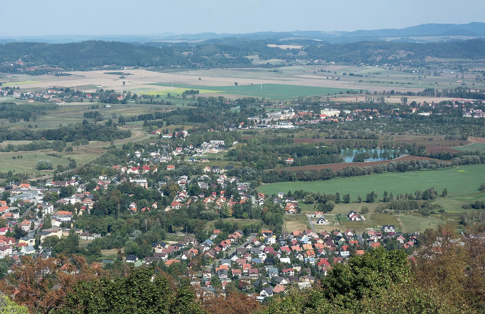 Photo showing: View from Chojnik Castle, Sobieszów