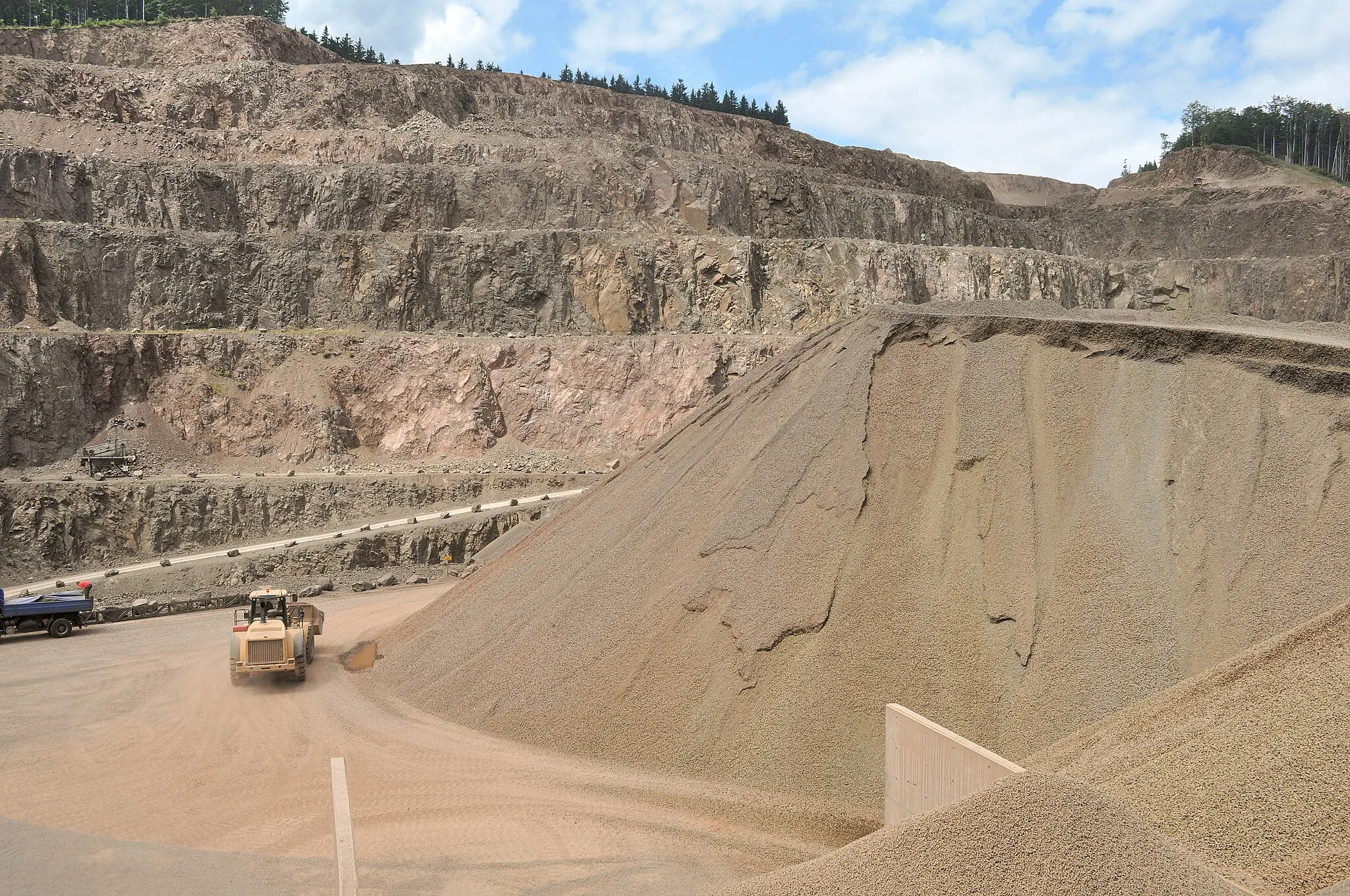 Photo showing: Quarry in Rybnica Leśna