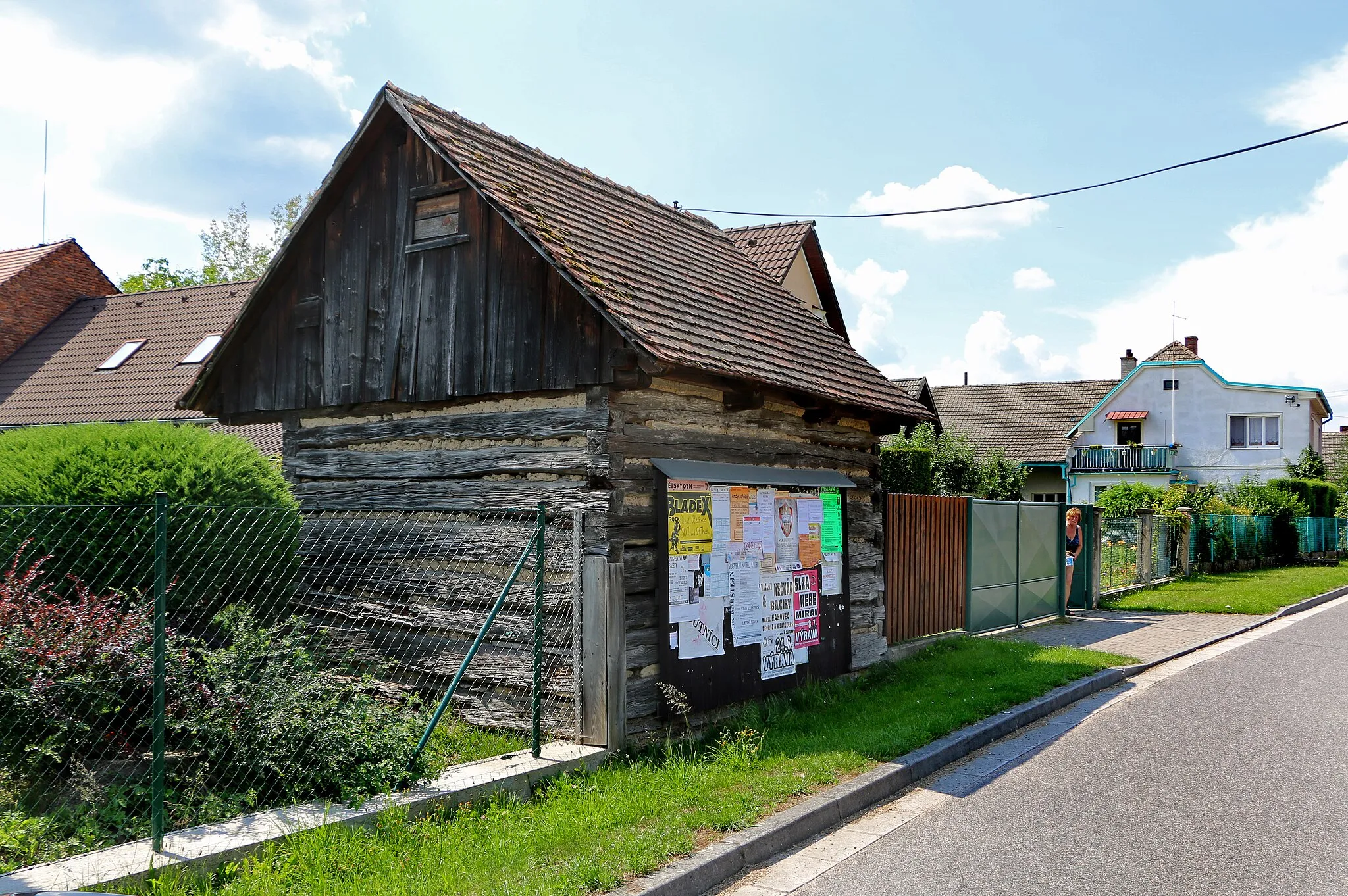 Photo showing: Small house in Lípa nad Orlicí, Czech Republic.