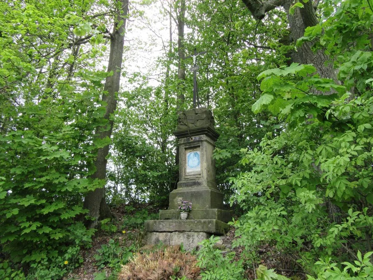 Photo showing: Wayside cross in Česká Třebová in Ústí nad Orlicí District – entry no. 30834.