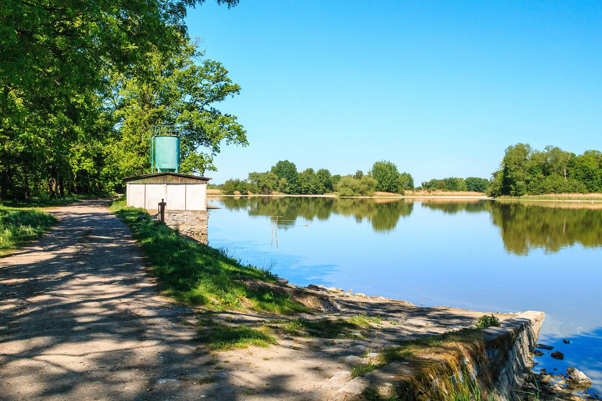 Photo showing: Pohled na Újezdský rybník