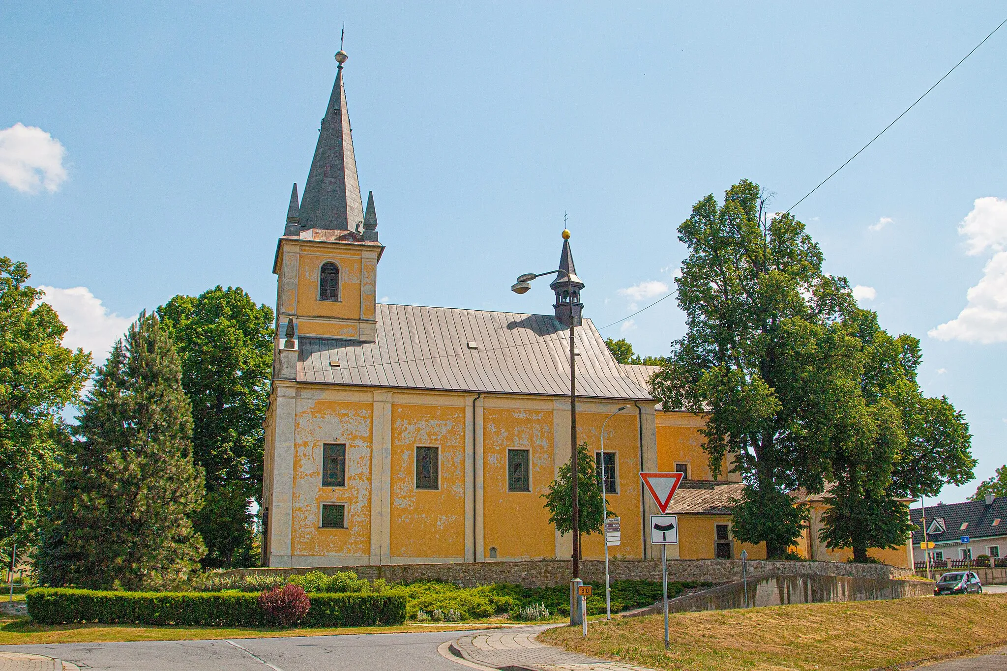 Photo showing: Kostel Umučení svatého Jana Křtitele v Solnici