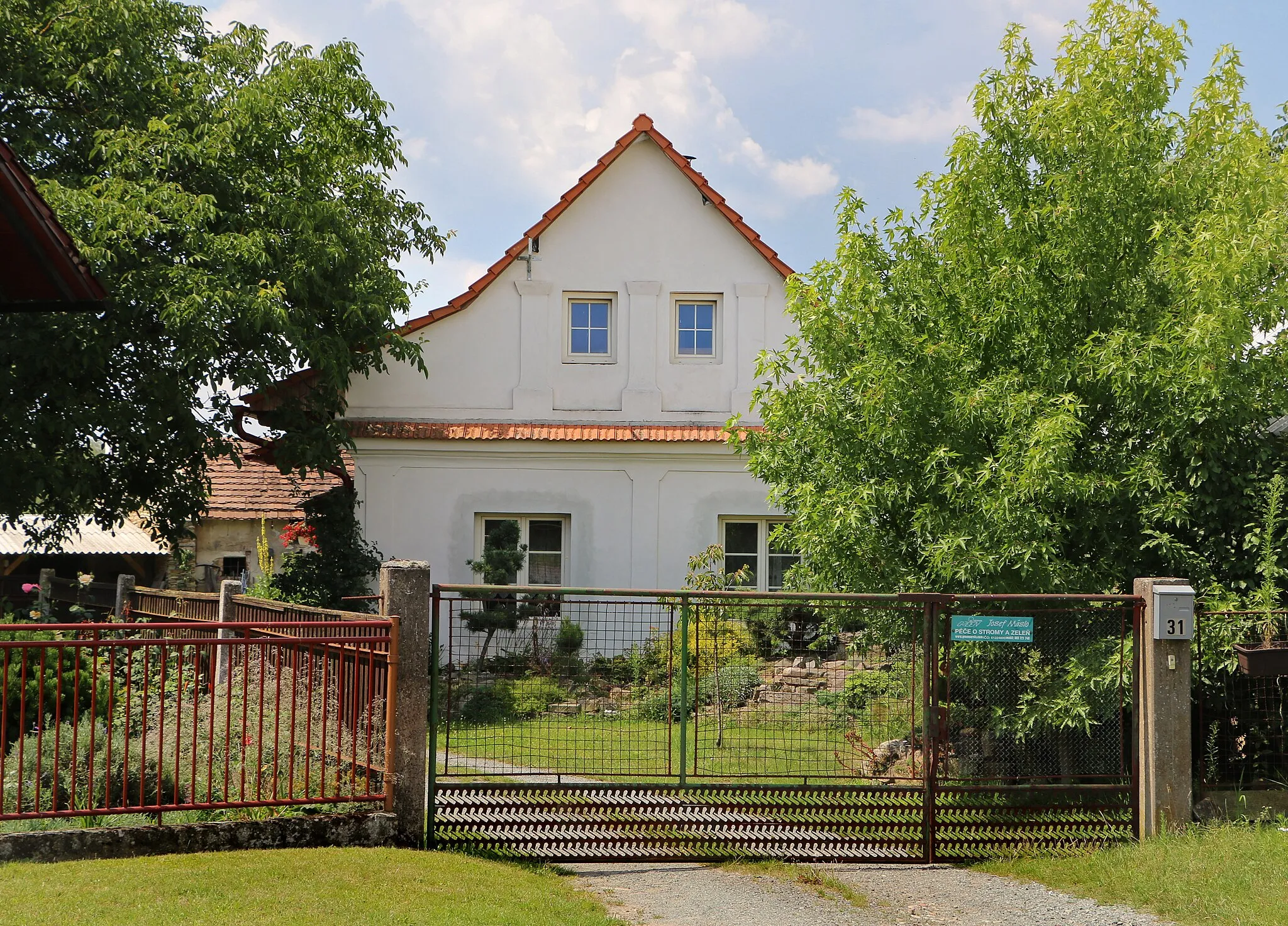 Photo showing: Protected house No 31 in Křivice, part of Týniště nad Orlicí, Czech Republic.