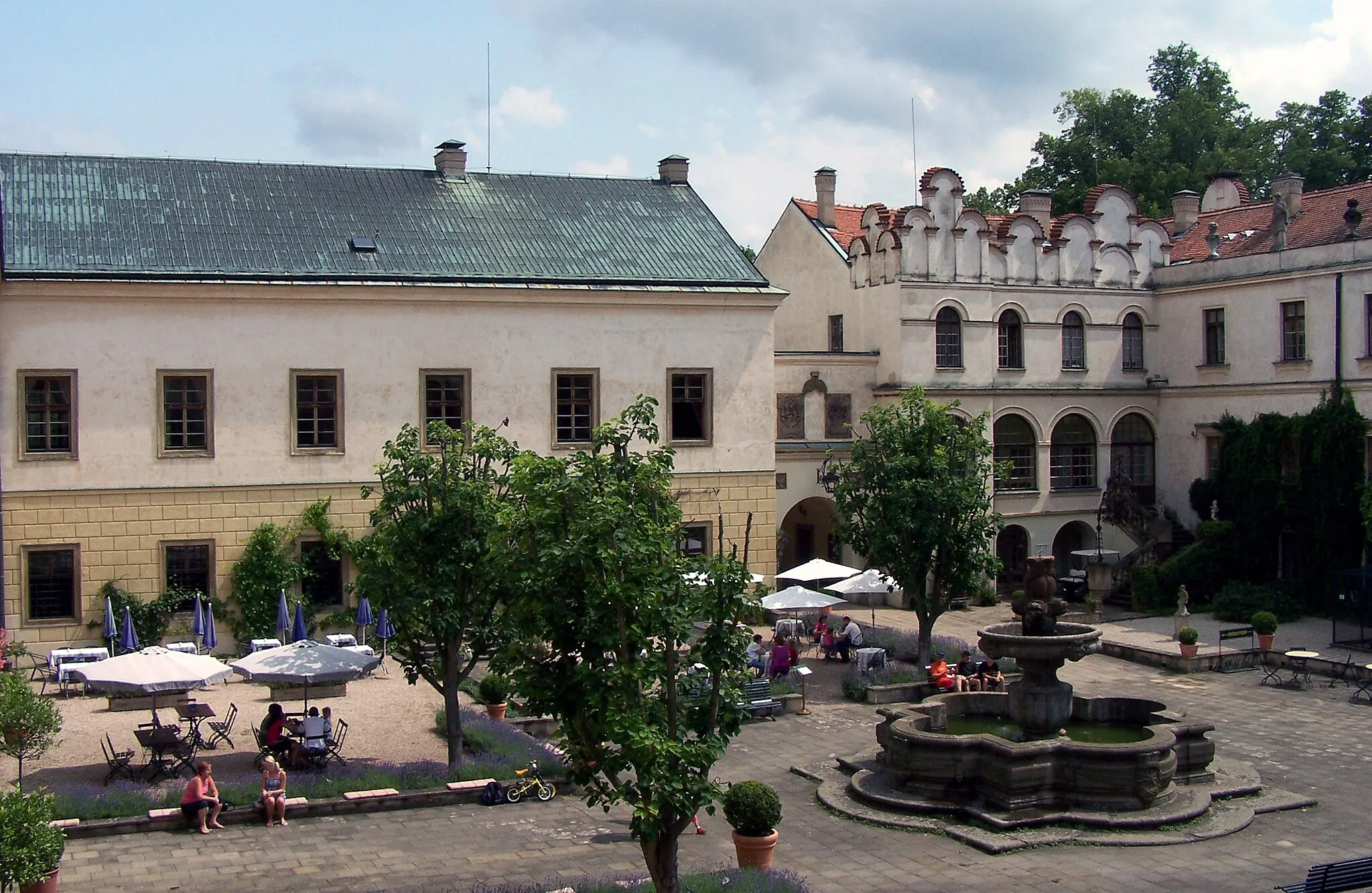 Photo showing: Zámek Častolovice.