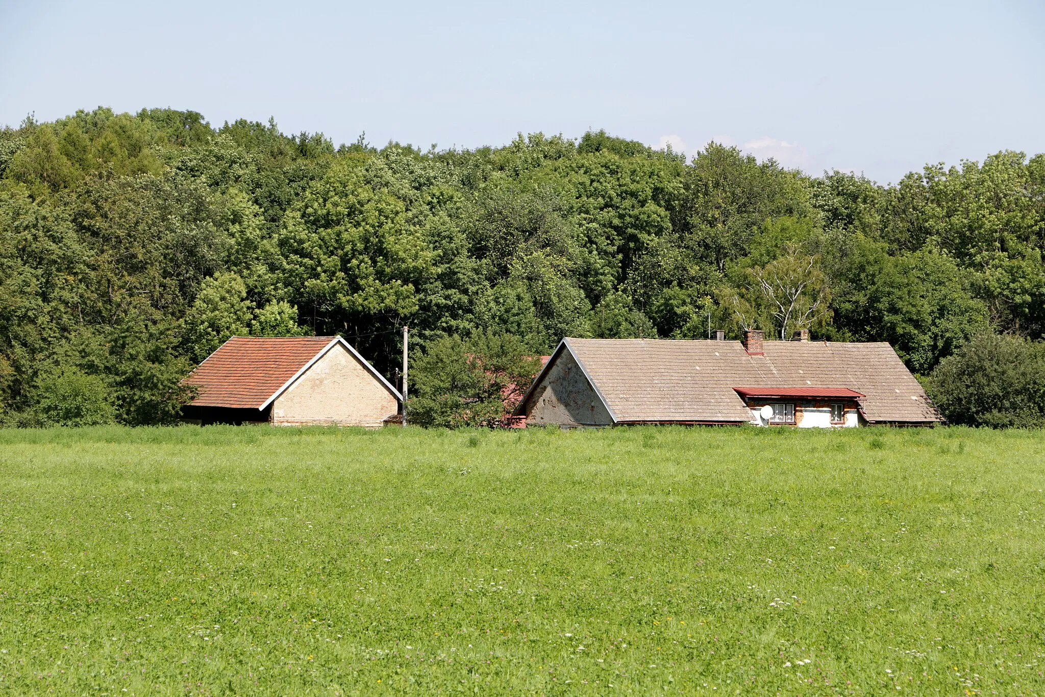 Photo showing: House No 1 in Mělčany, part of Dobruška, Czech Republic.