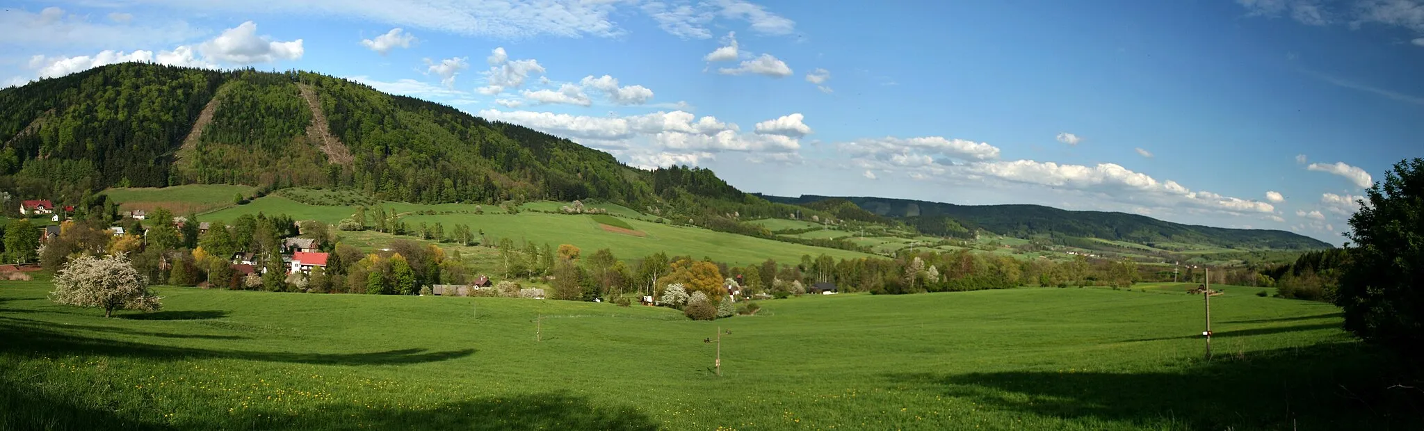 Photo showing: V pozadí Okrzeszyn- Polsko