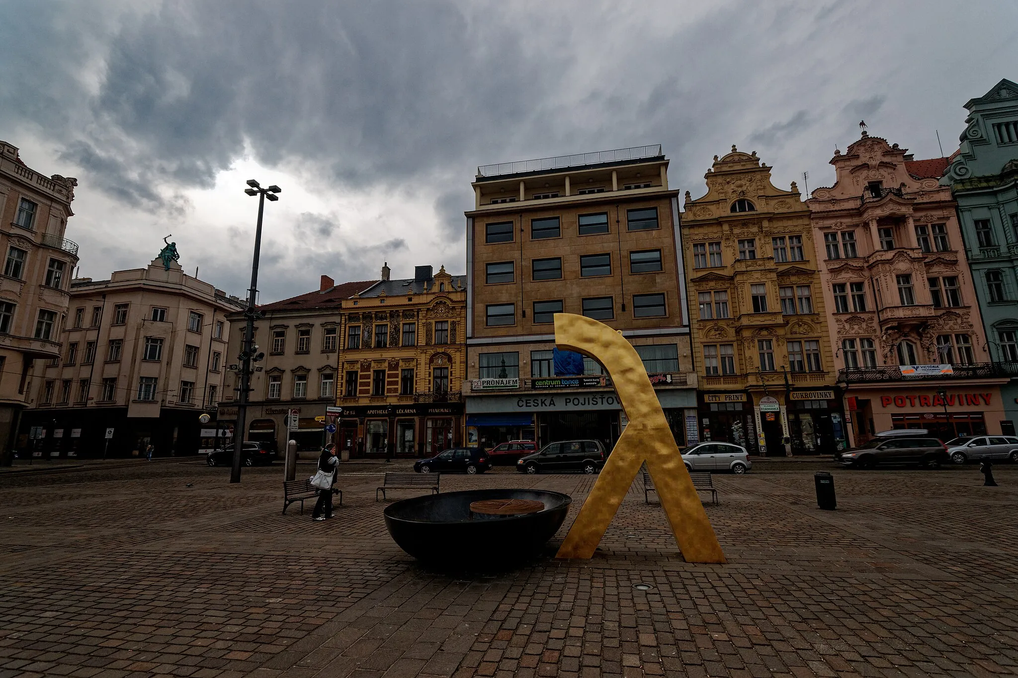 Photo showing: Plzeň - Náměstí Republiky - Panorama View 360°