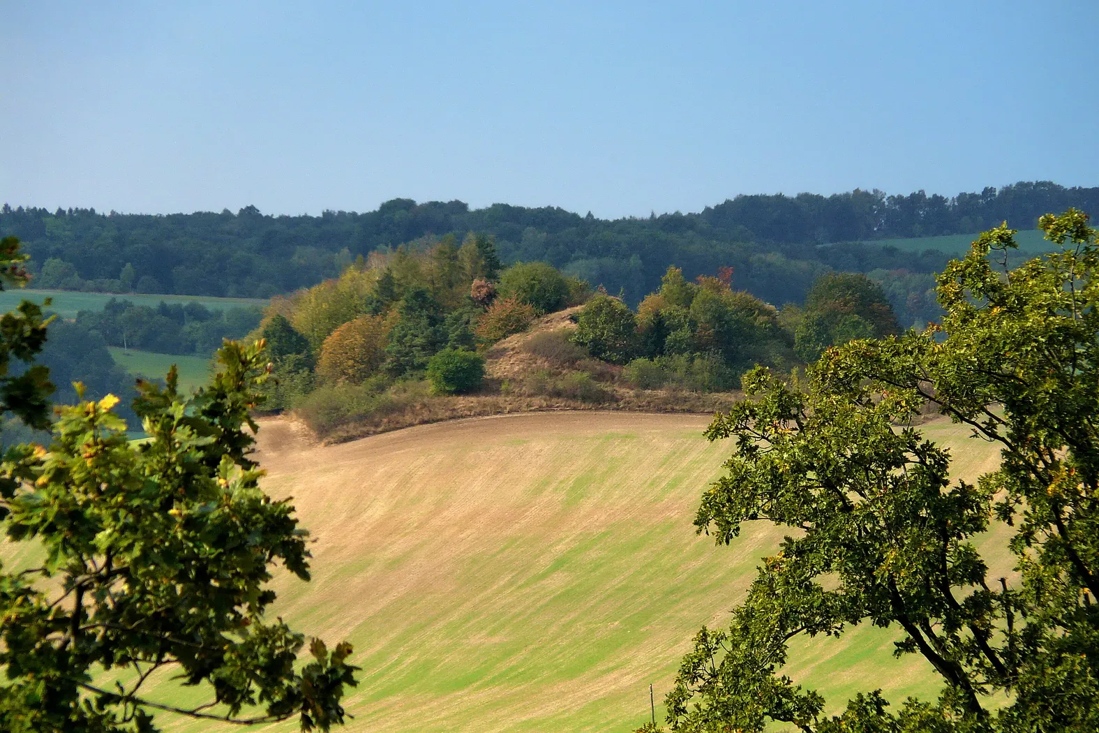 Photo showing: Vrch Dubolka z vrchu Houser