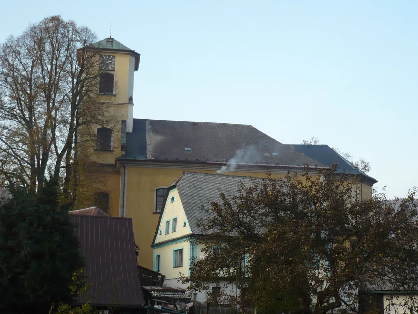 Photo showing: Mladkov - Church, Orlicke mountains, The Czech Republic