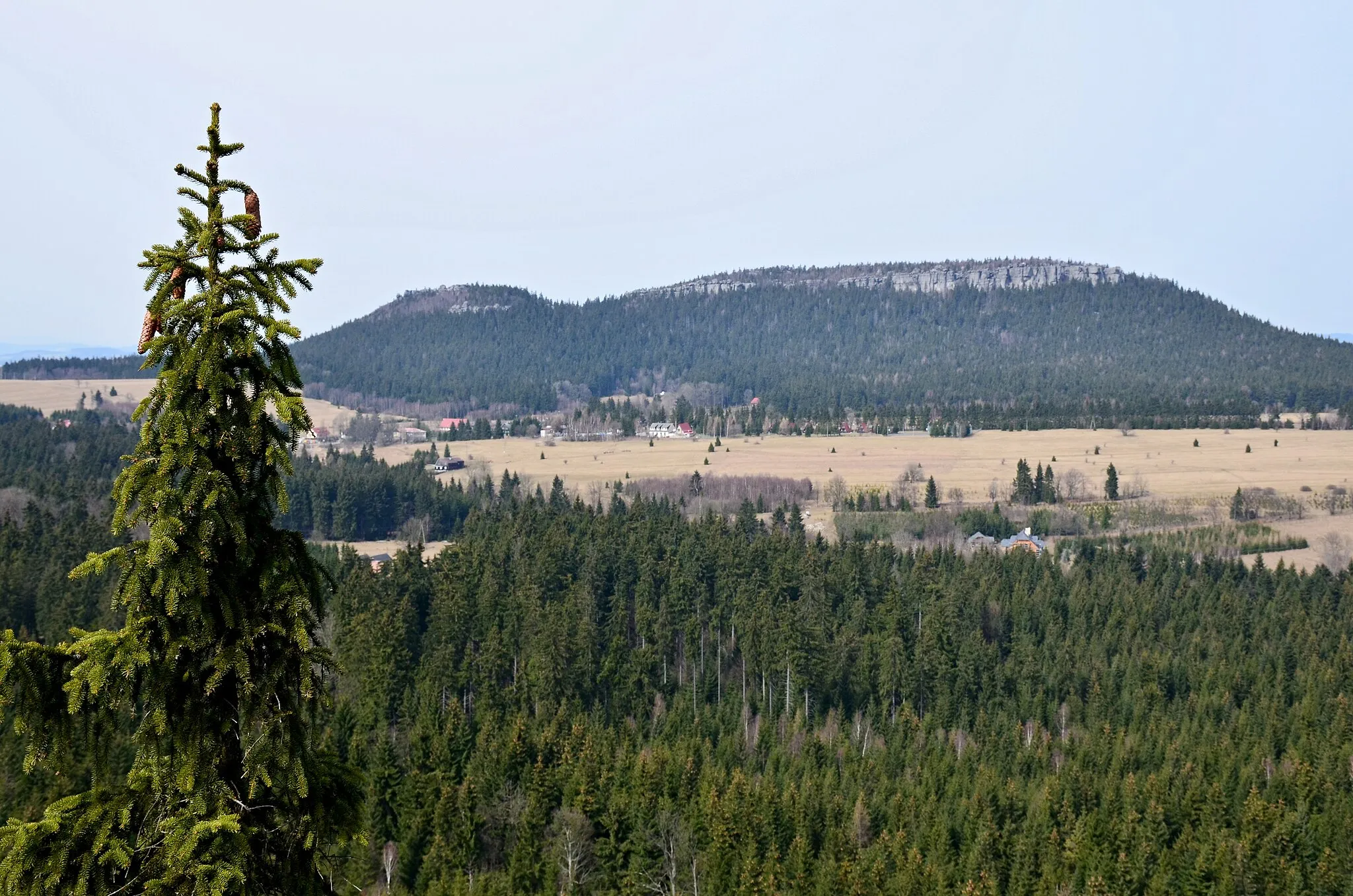 Photo showing: Karlów - Wielki Szczeliniec (Hejšovina) z fortu Karola