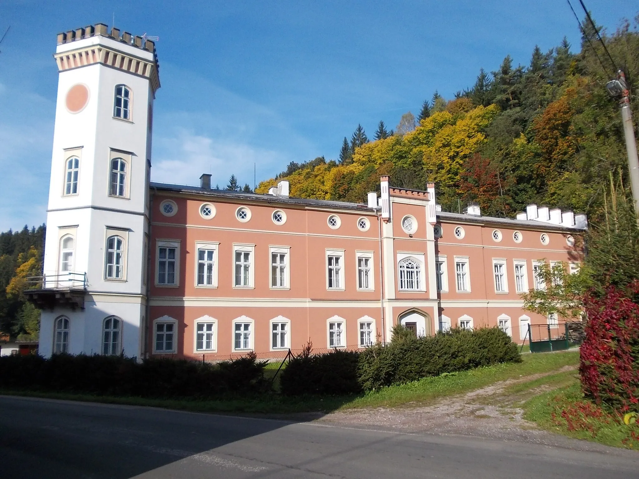 Photo showing: neogothical chateau in Rudník, Trutnov district