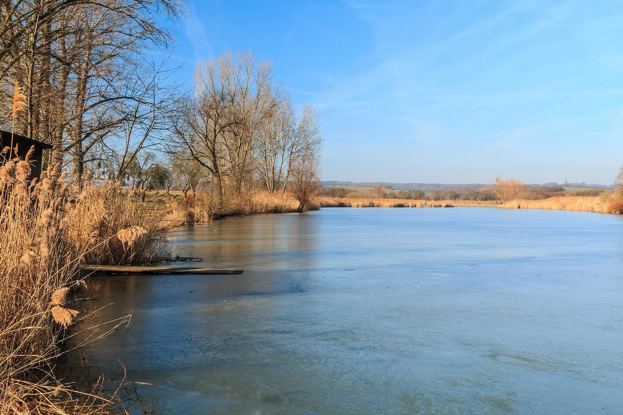 Photo showing: Pohled na Doubravanský rybník

This file was created as a part of the photographic program of Wikimedia Czech Republic. Project: Vodstvo Ticket: 1711. The program supports Wikimedia Commons photographers in the Czech Republic.