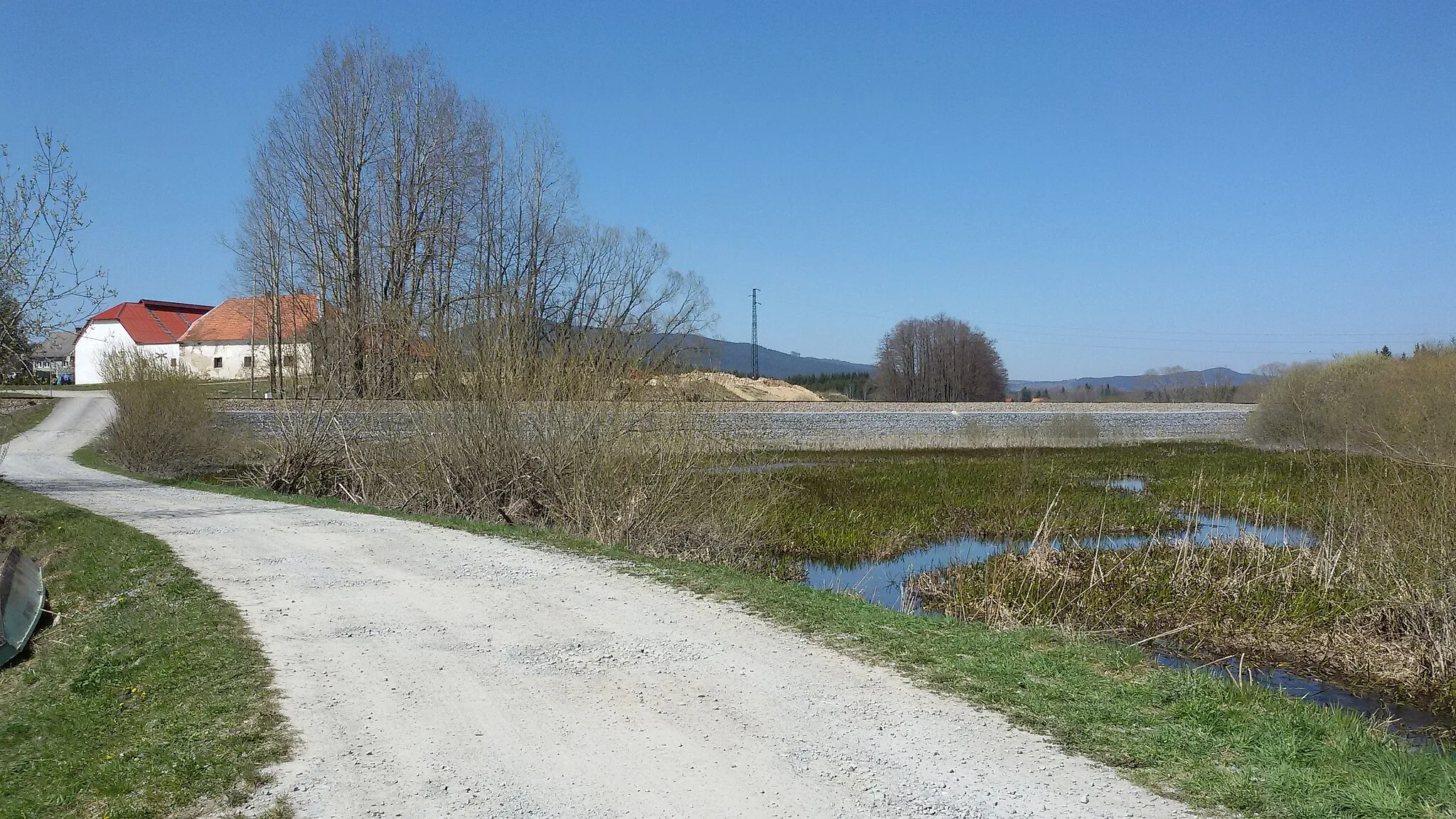 Photo showing: Olšina stream near Olšov, Český Krumlov District, South Bohemian Region, Czechia.