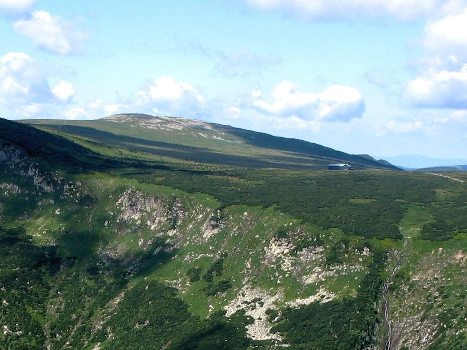 Photo showing: The mountain Luční hora in the Krkonoše Mts., Czech republic