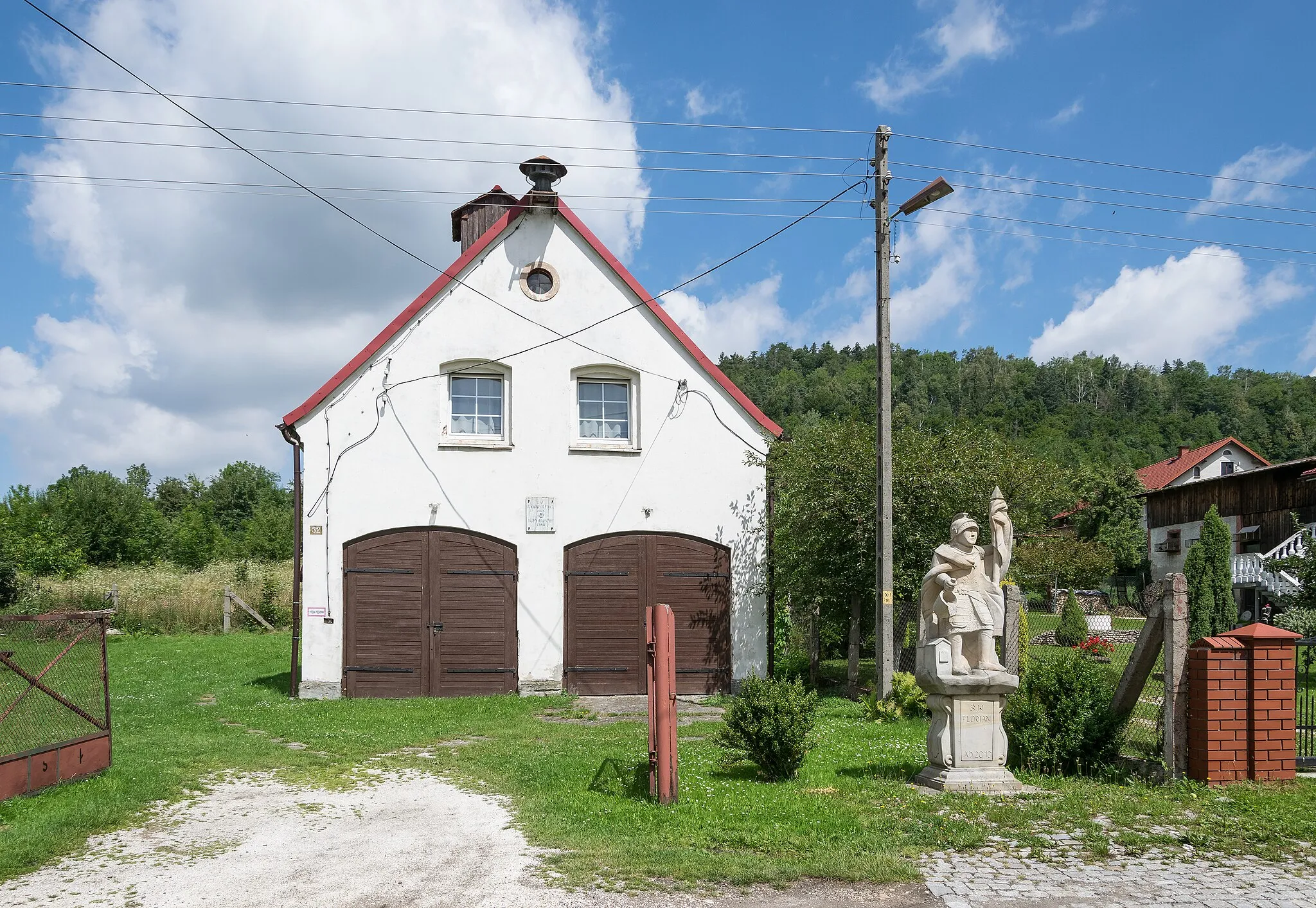 Photo showing: Fire station in Nowy Waliszów