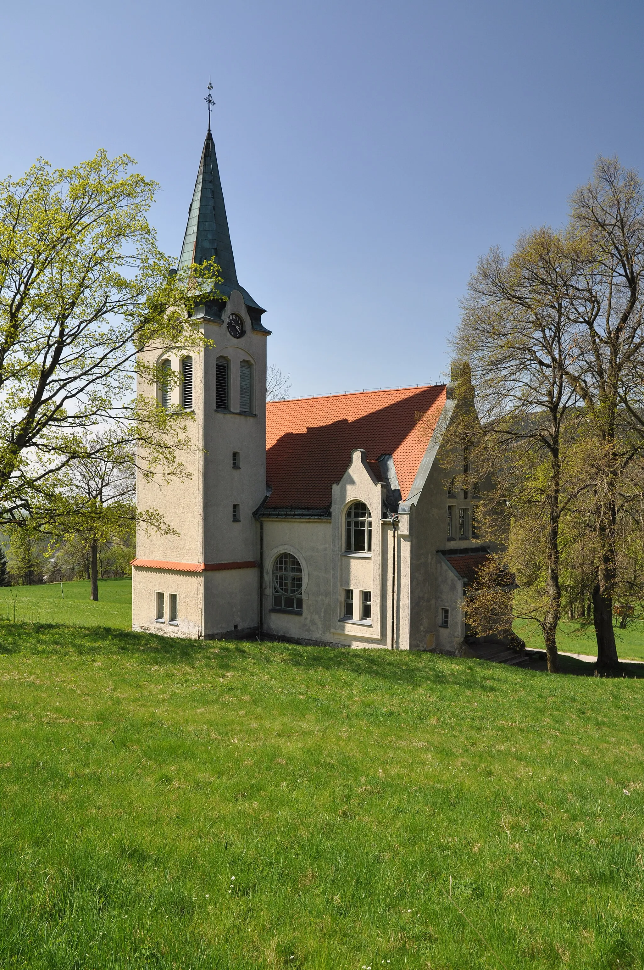 Photo showing: Evangelický kostel v Herlíkovicích - Strážném