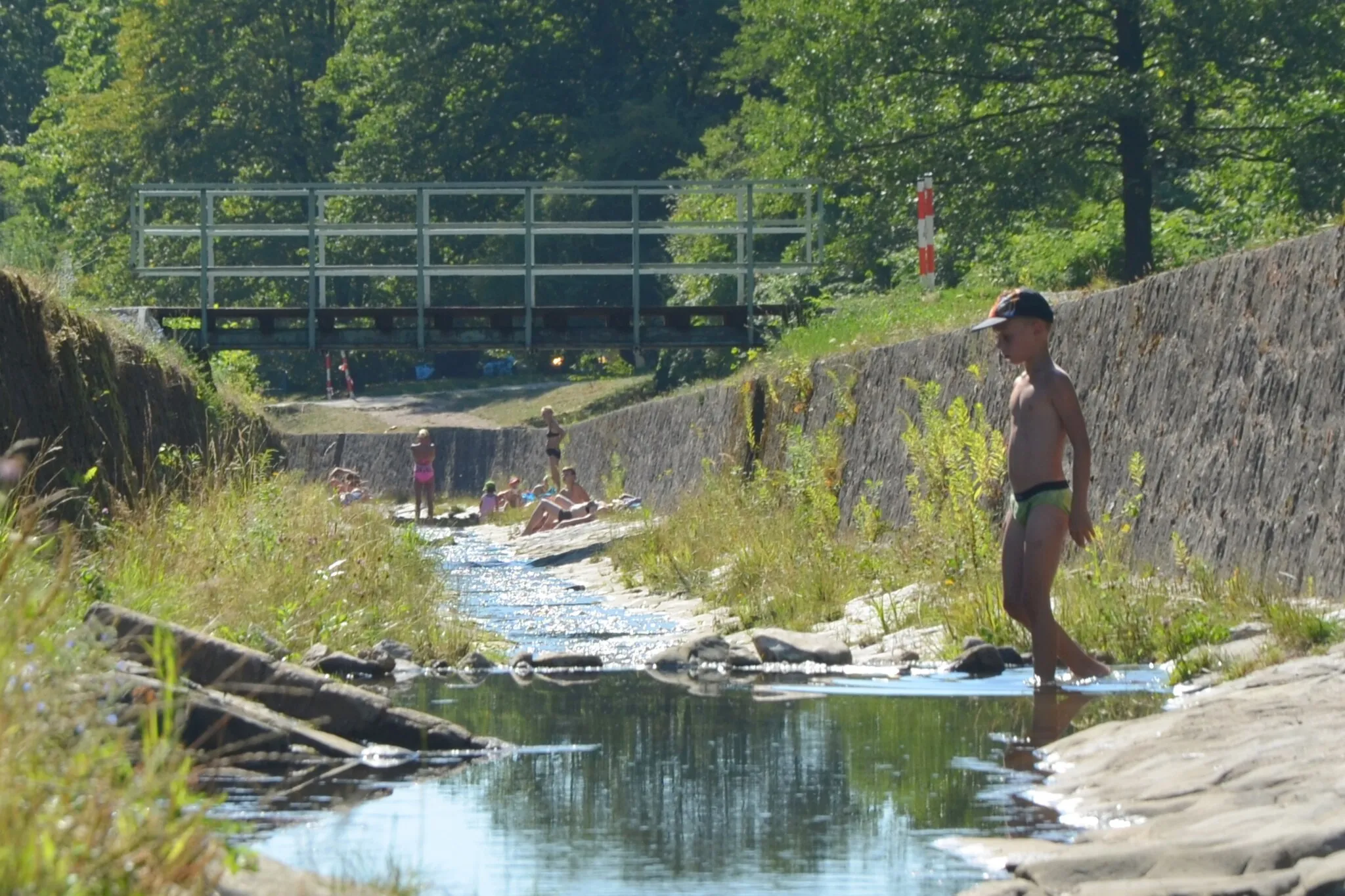 Photo showing: Sonnenbad im Staraconka-Bach