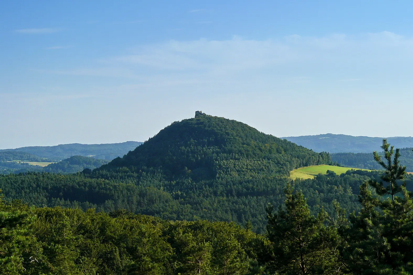 Photo showing: Berkovský vrch z Šediny