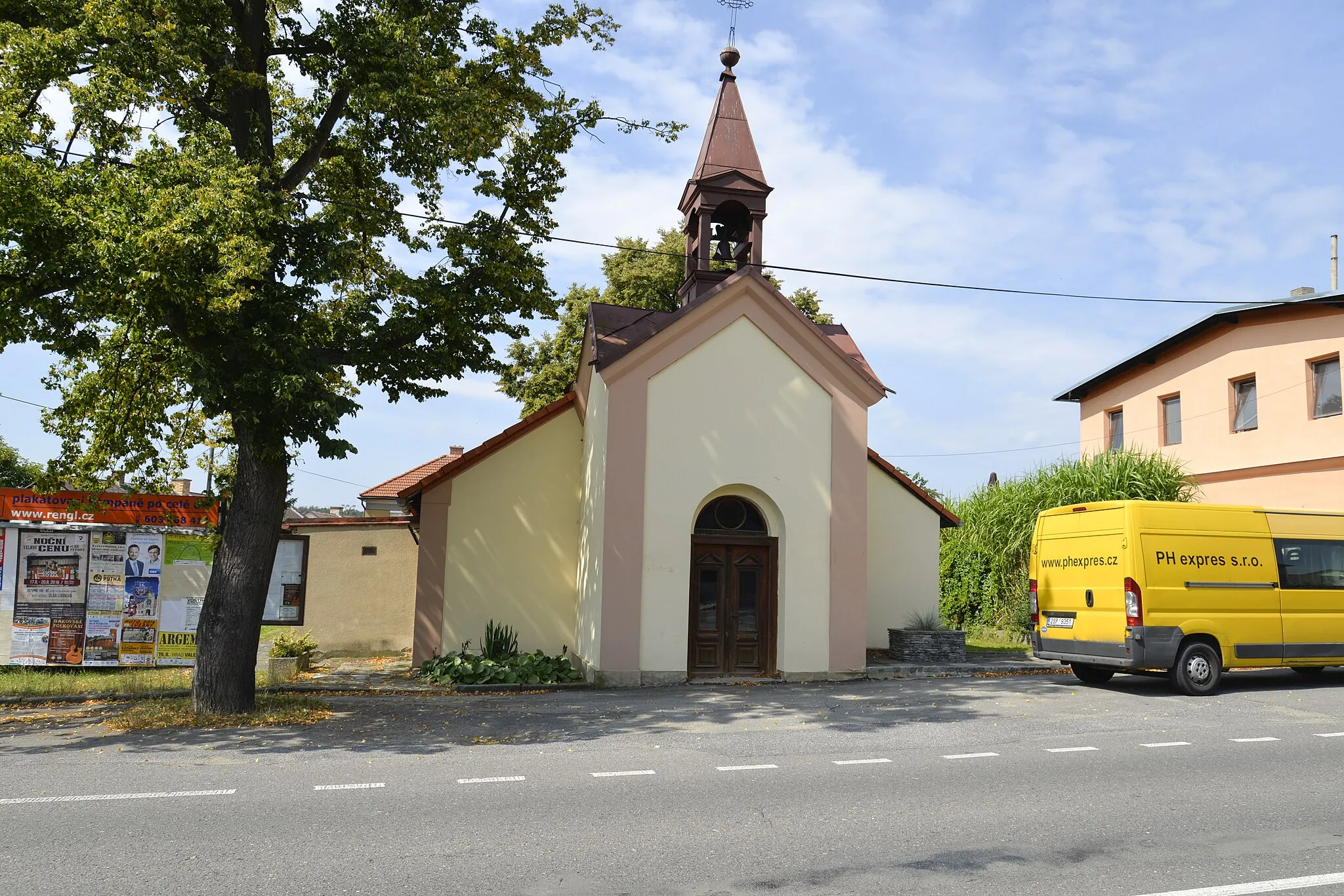 Photo showing: Chudoplesy, part of city Bakov nad Jizerou in Mladá Boleslav District, chapel
