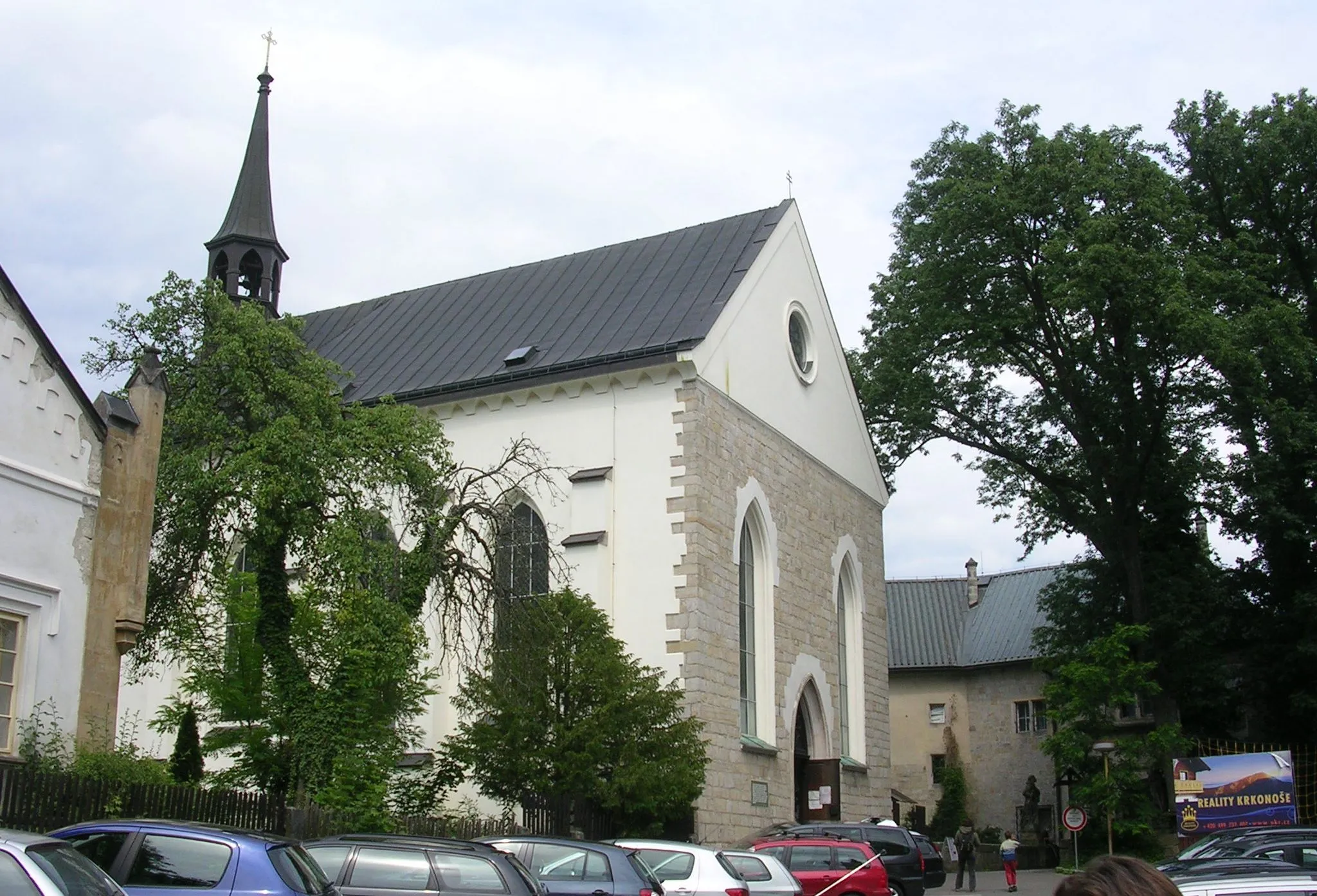 Photo showing: Hrubá Skála Castle, Liberec Region, the Czech Republic. A church of St Joseph.